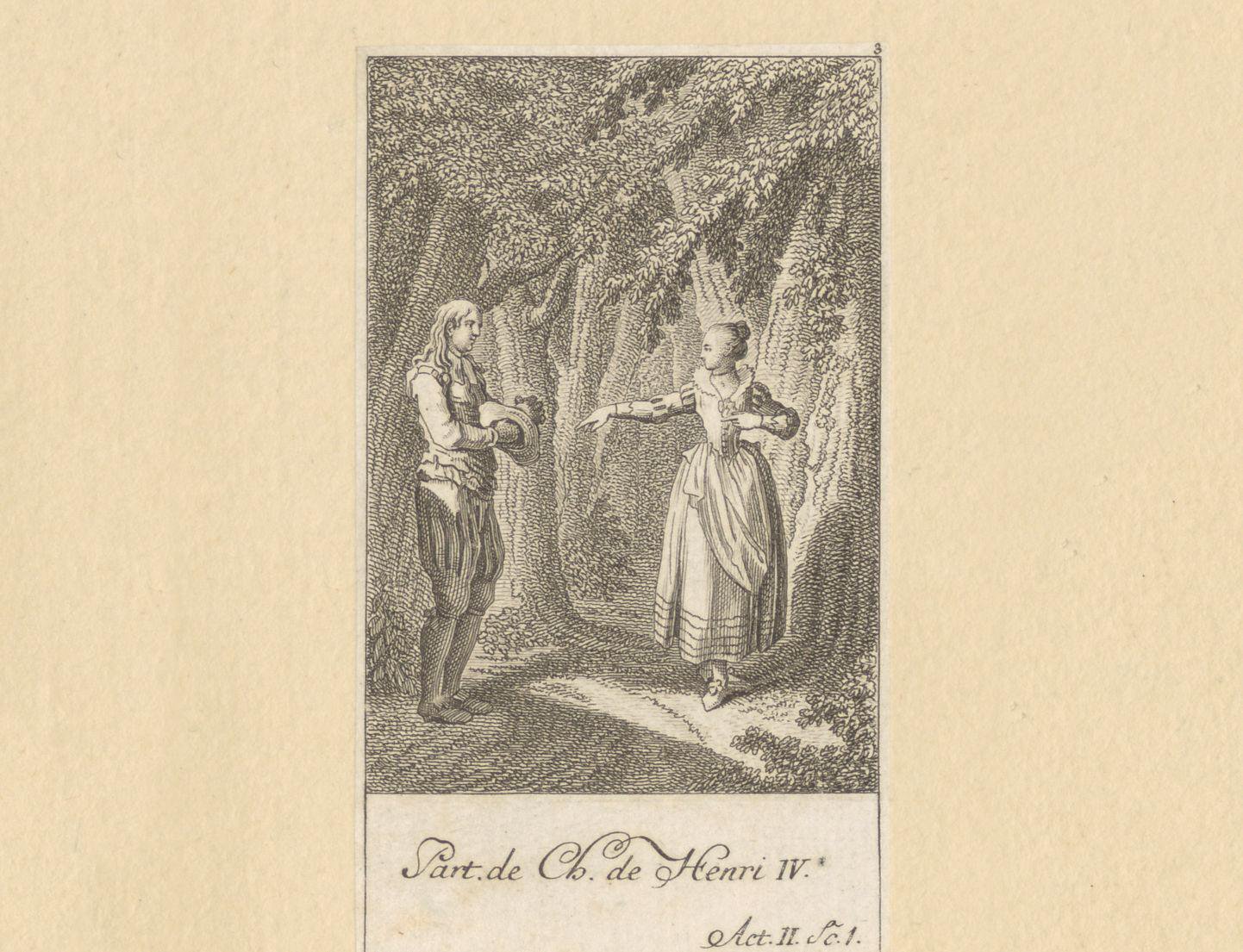 Lucas en Catau in het bos van Sénart