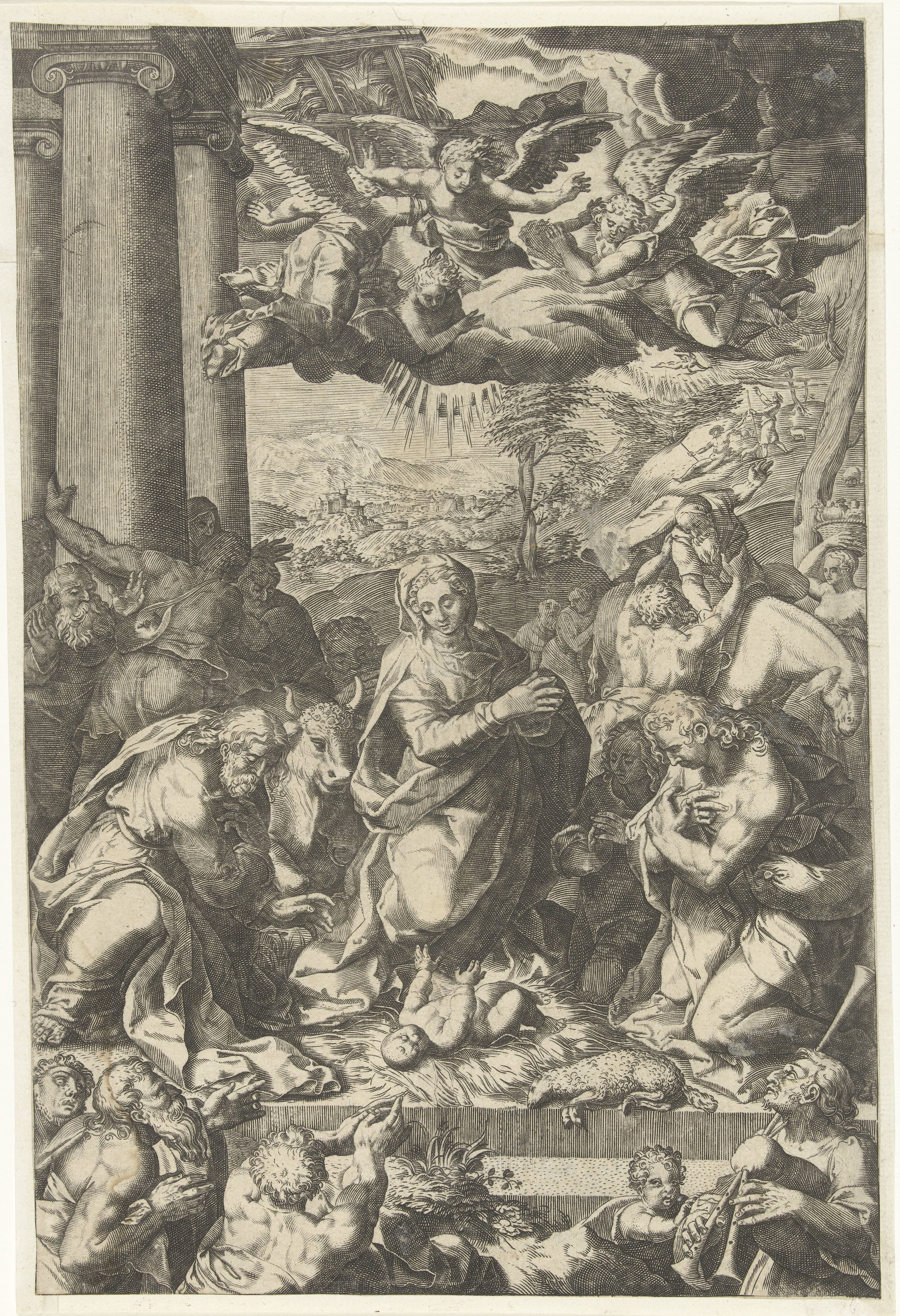 Aanbidding door de herders