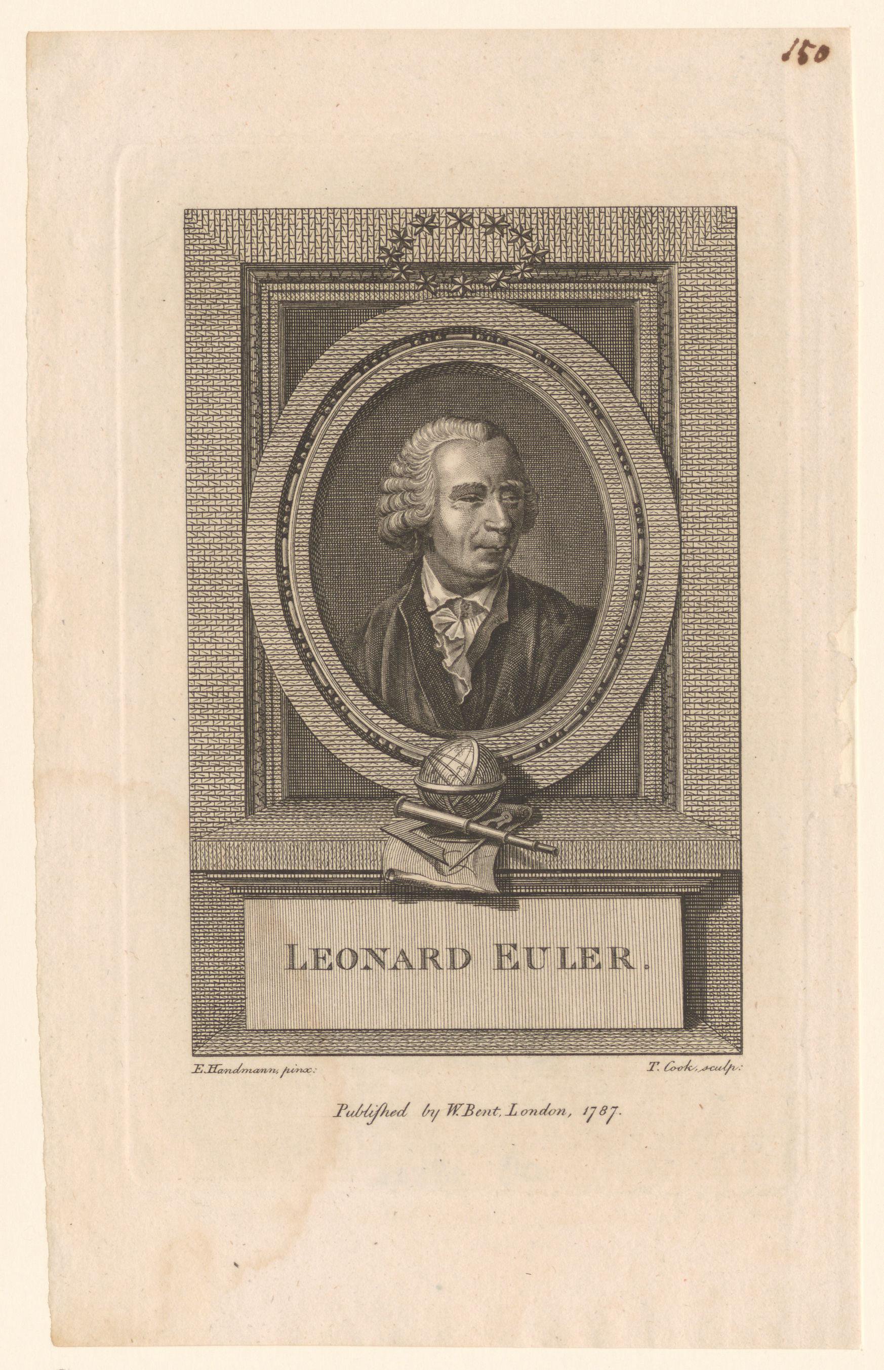 Portret van Leonard Euler