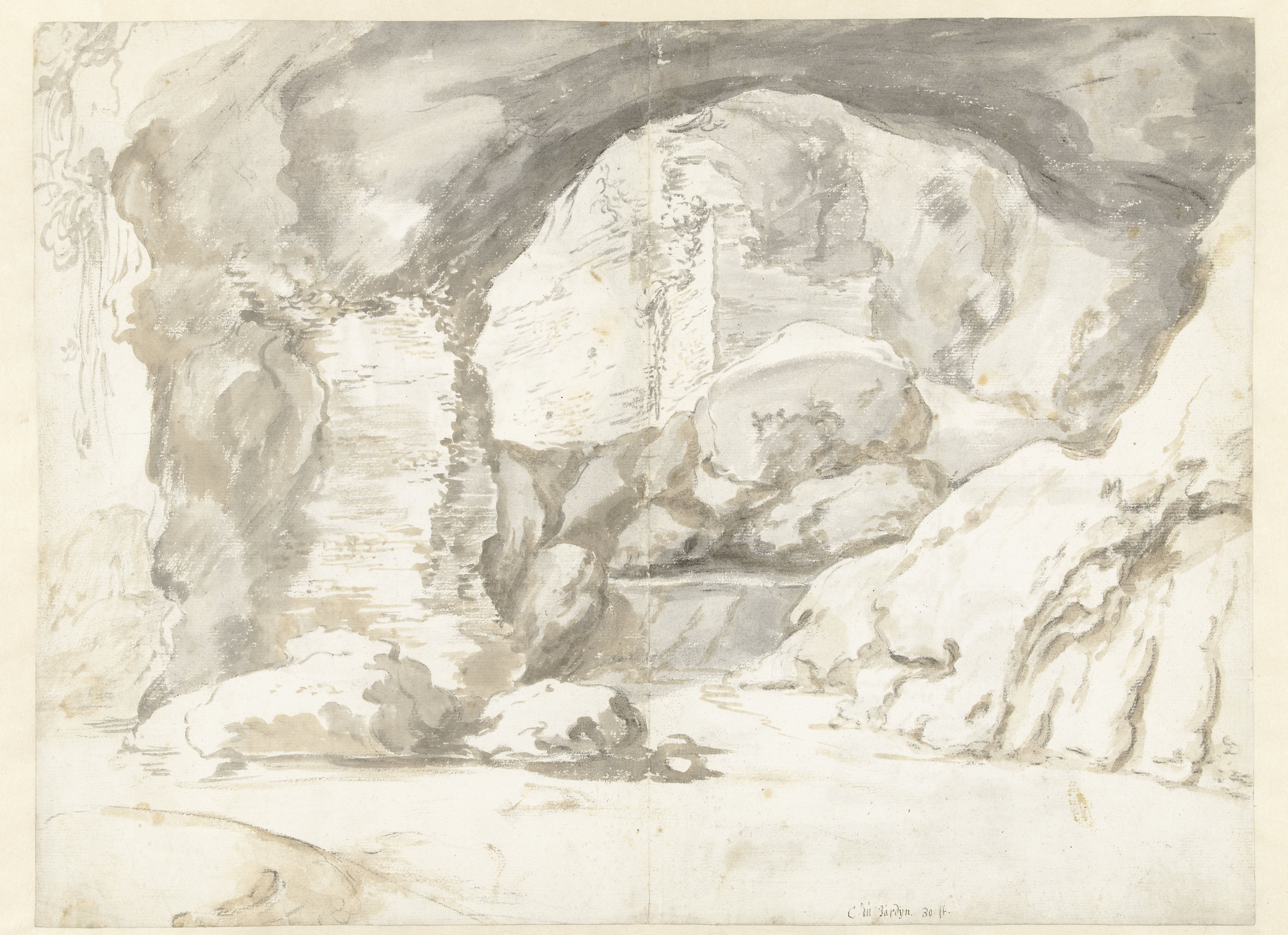 View in the Vaults of a Classical Ruin
