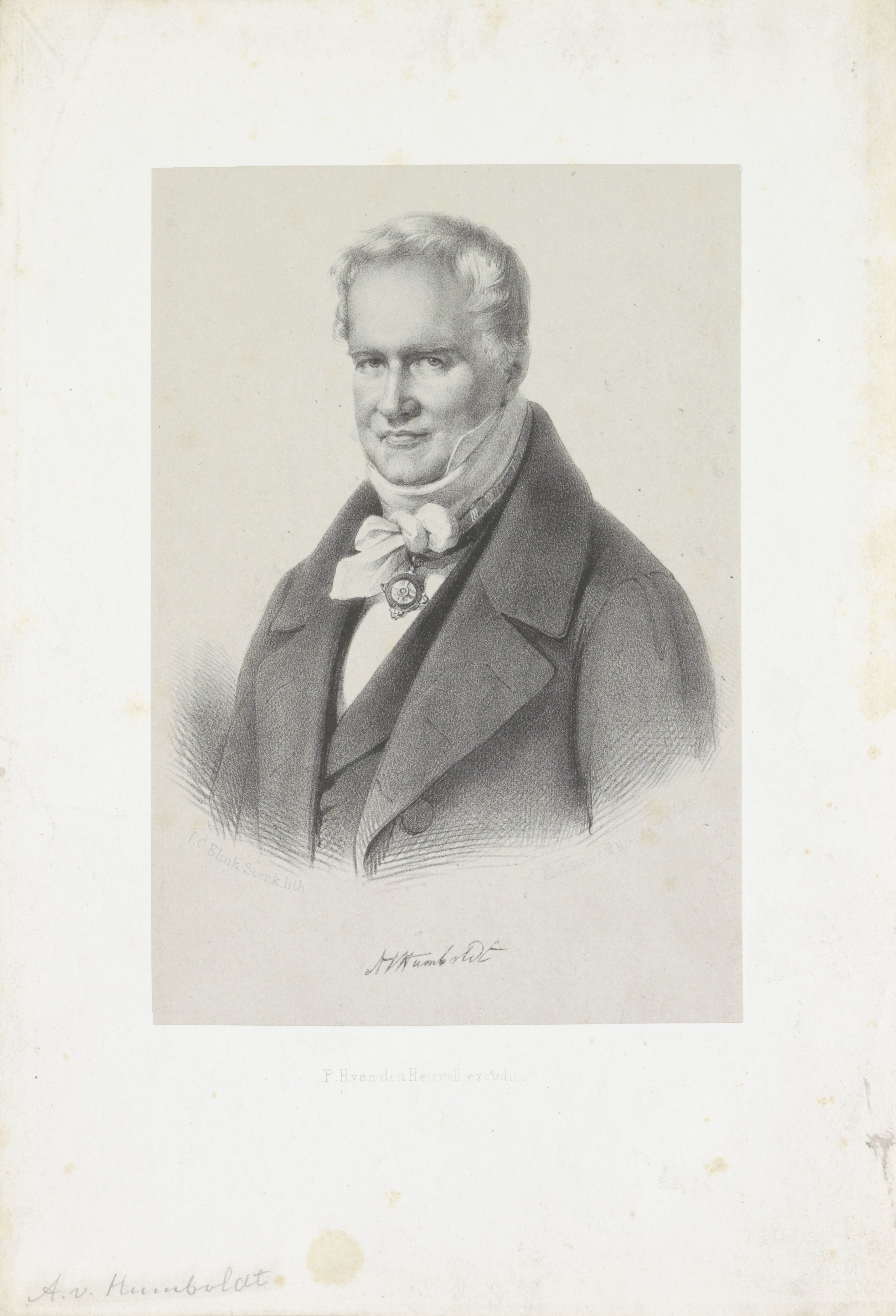 Portret van Alexander von Humboldt