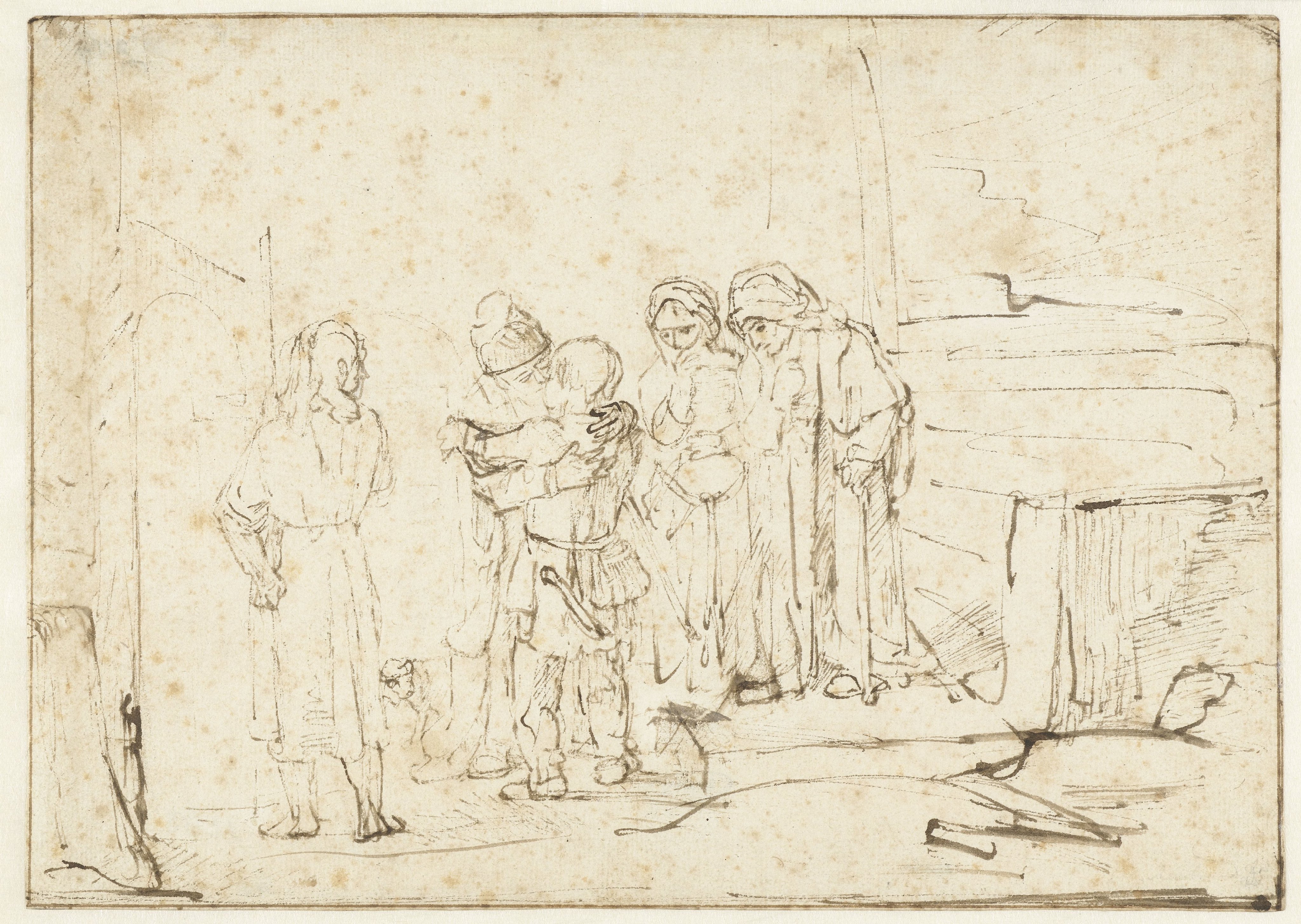 Tobias and the Angel Taking Leave of Raguel