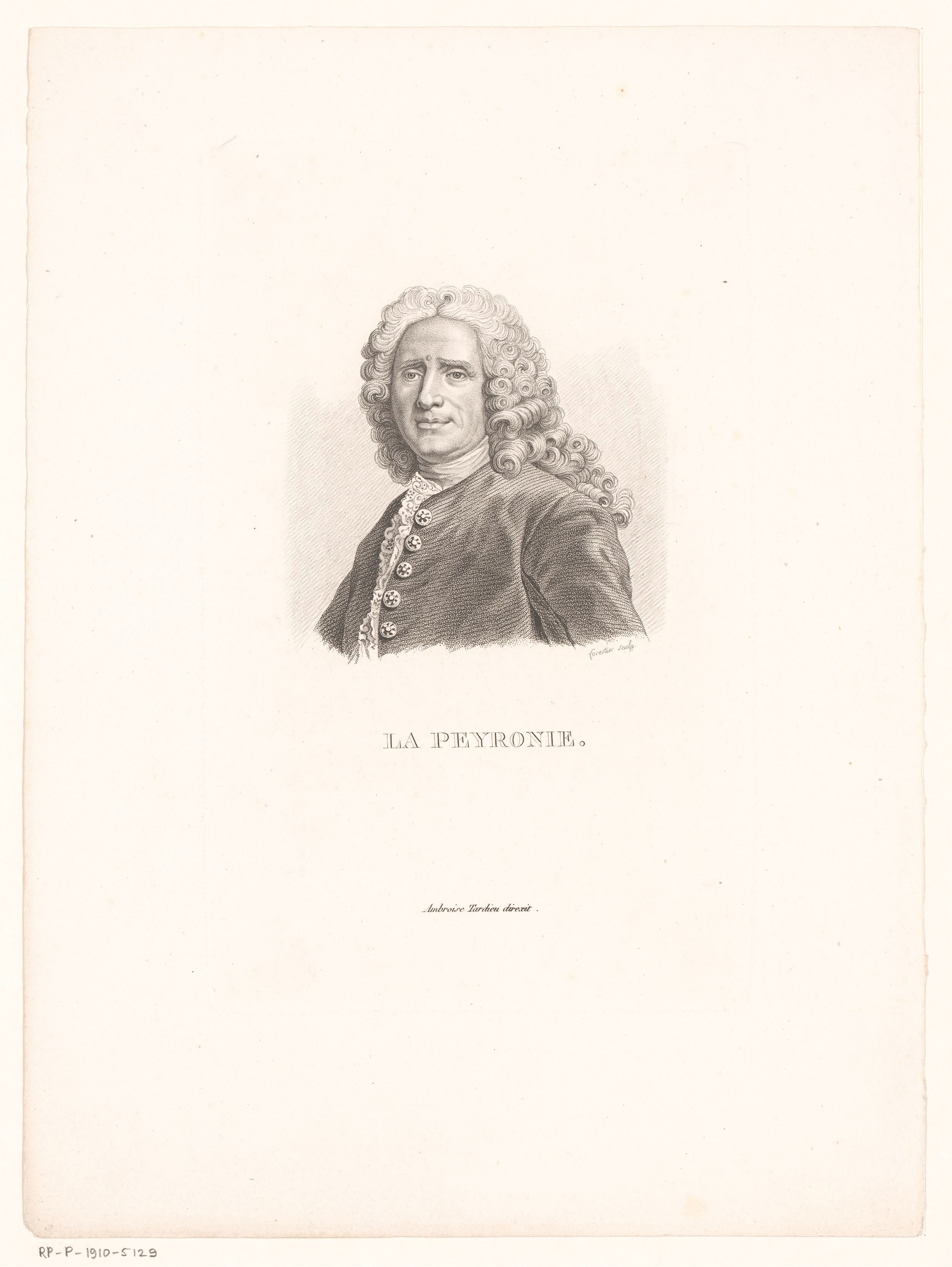 Portret van François Gigot de la Peyronie