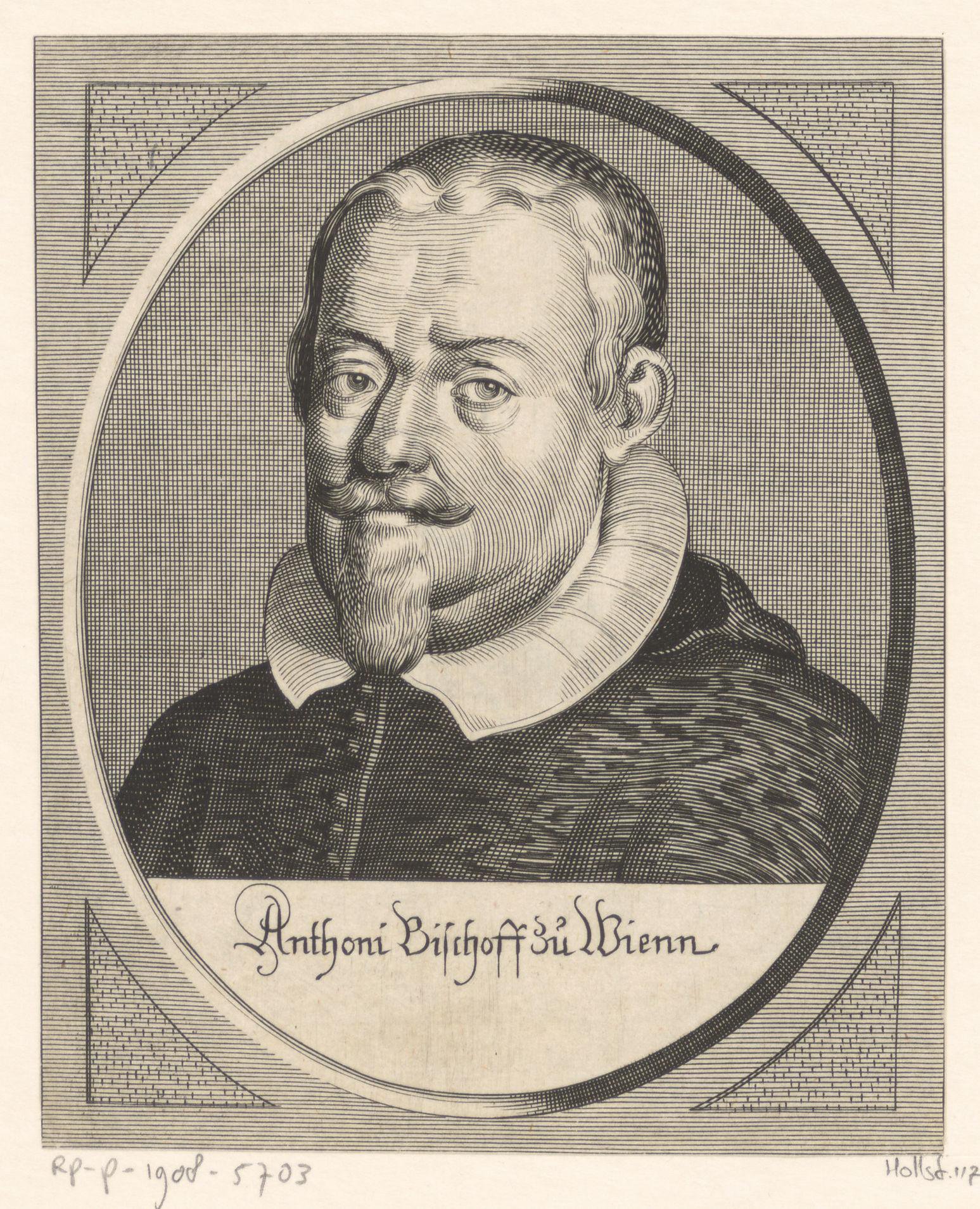 Portret van Anthonius bisschop van Wenen