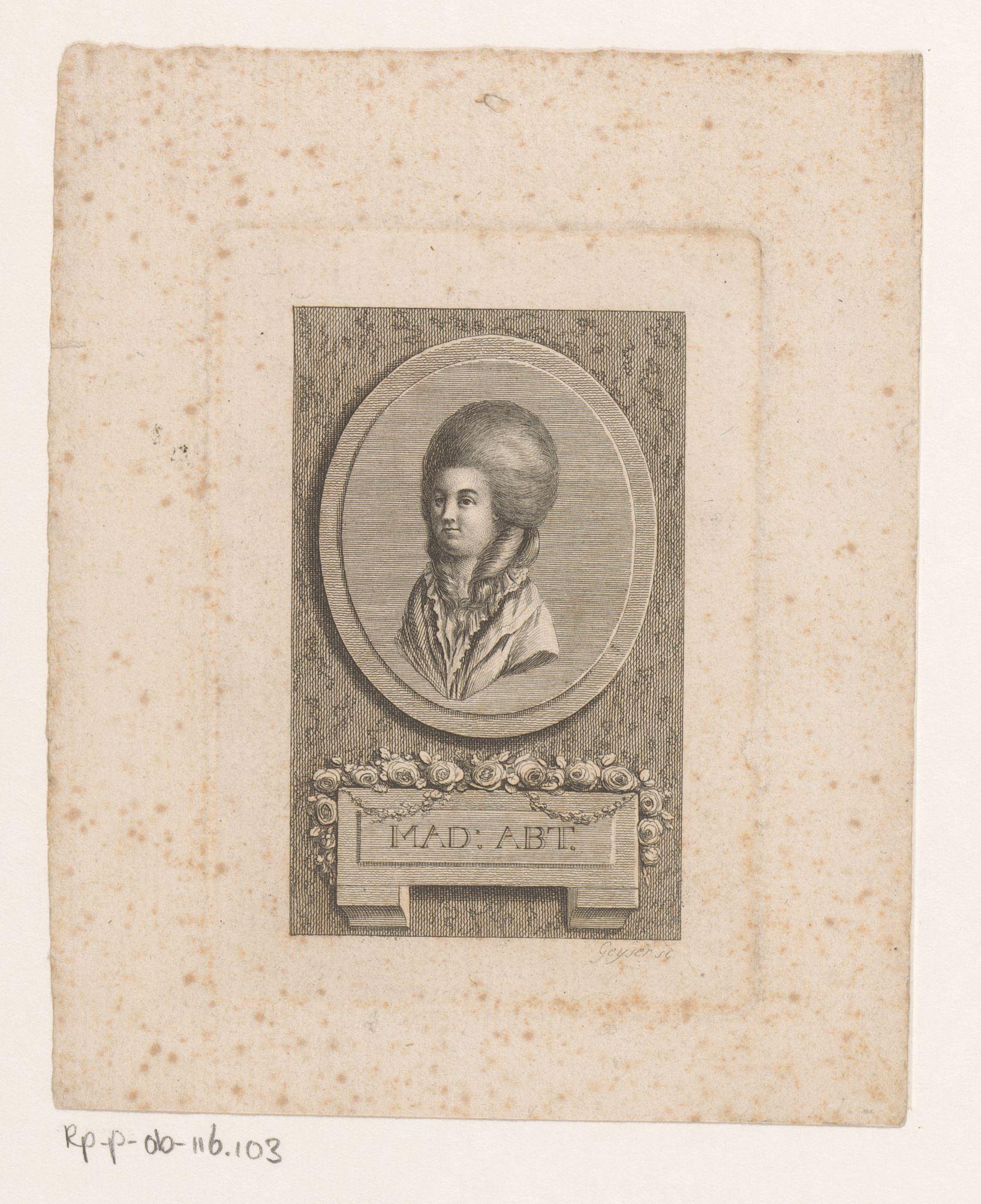 Portret van Felicitas Abt