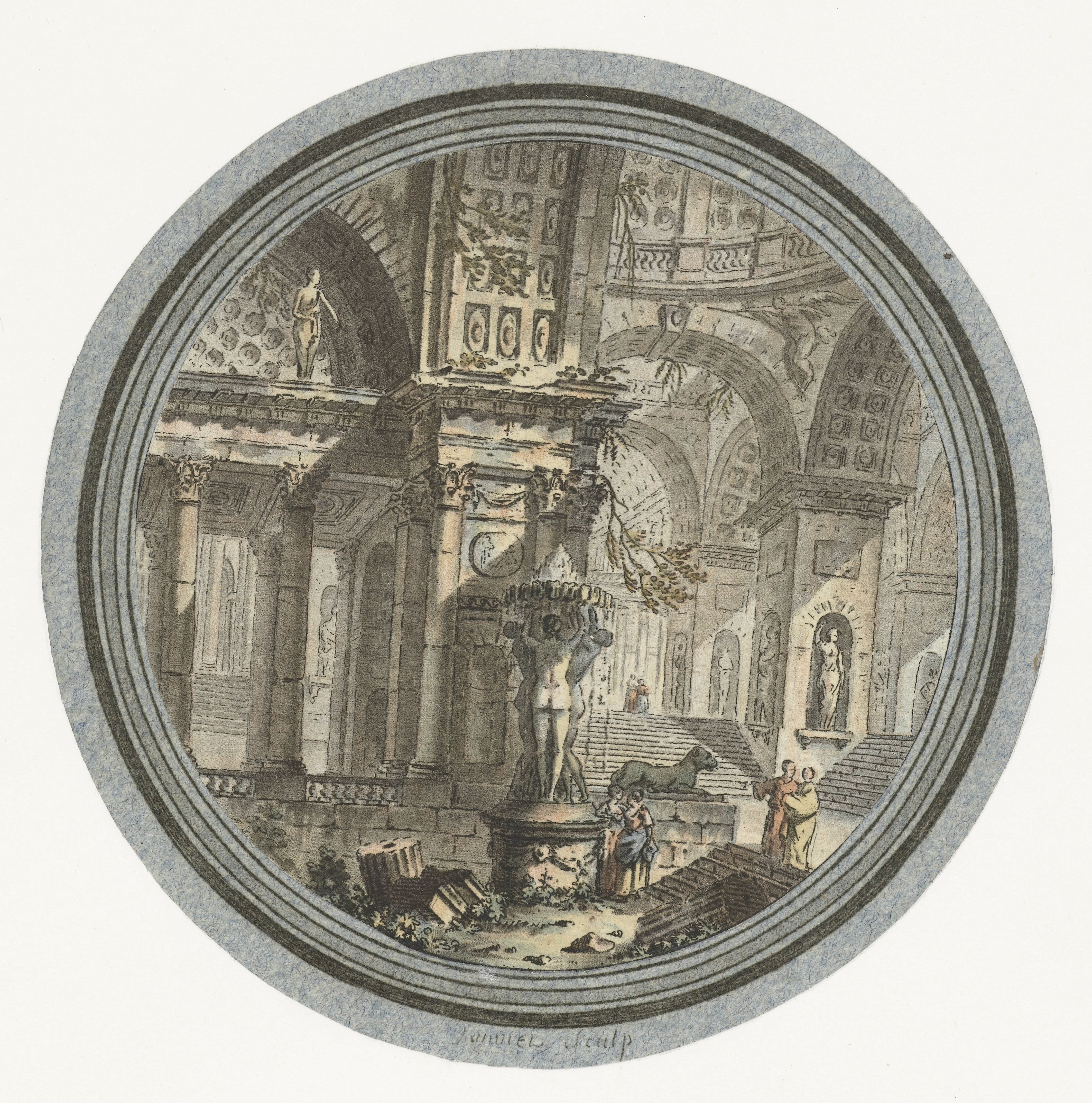 Ruïne van een Romeins gebouw