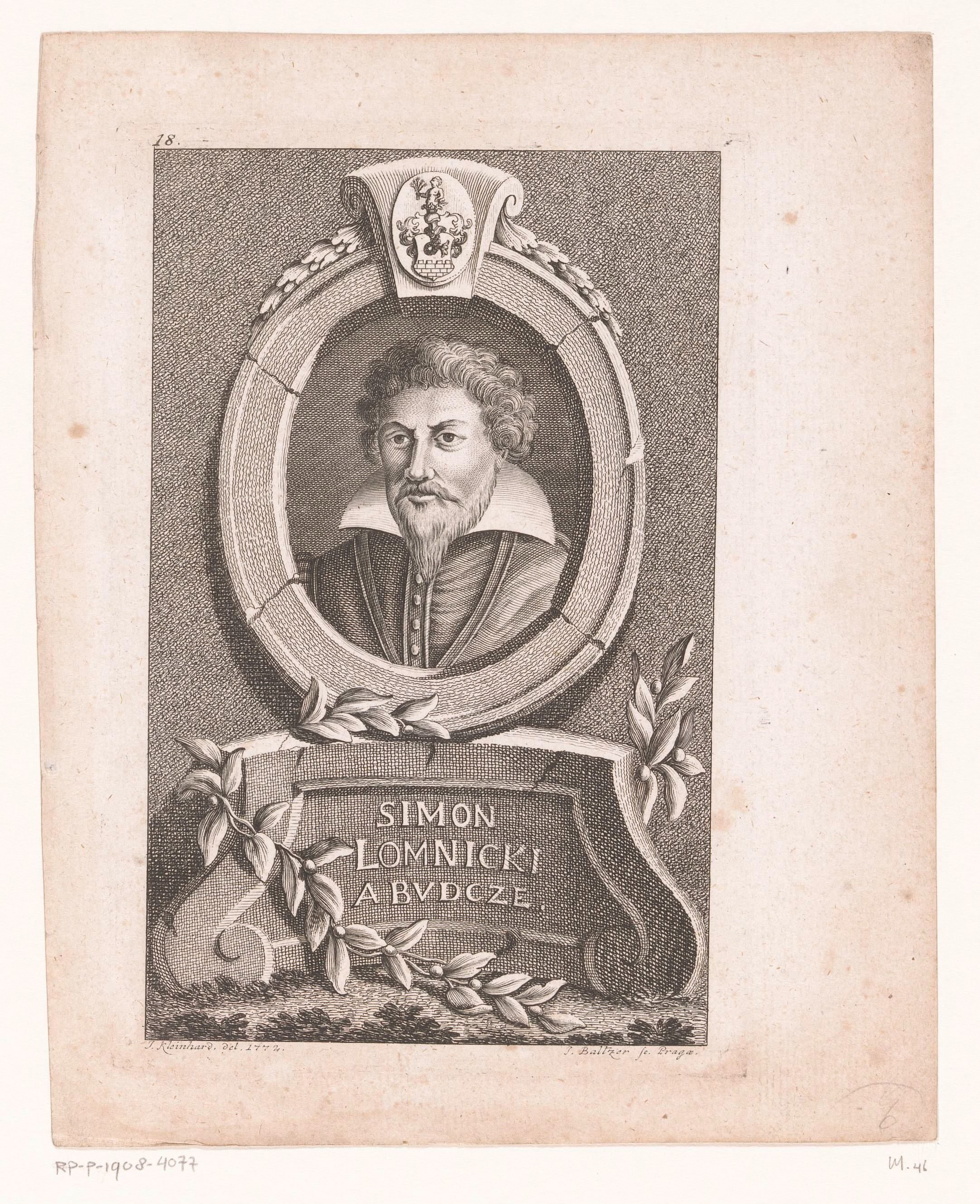 Portret van Šimon Lomnický z Budče
