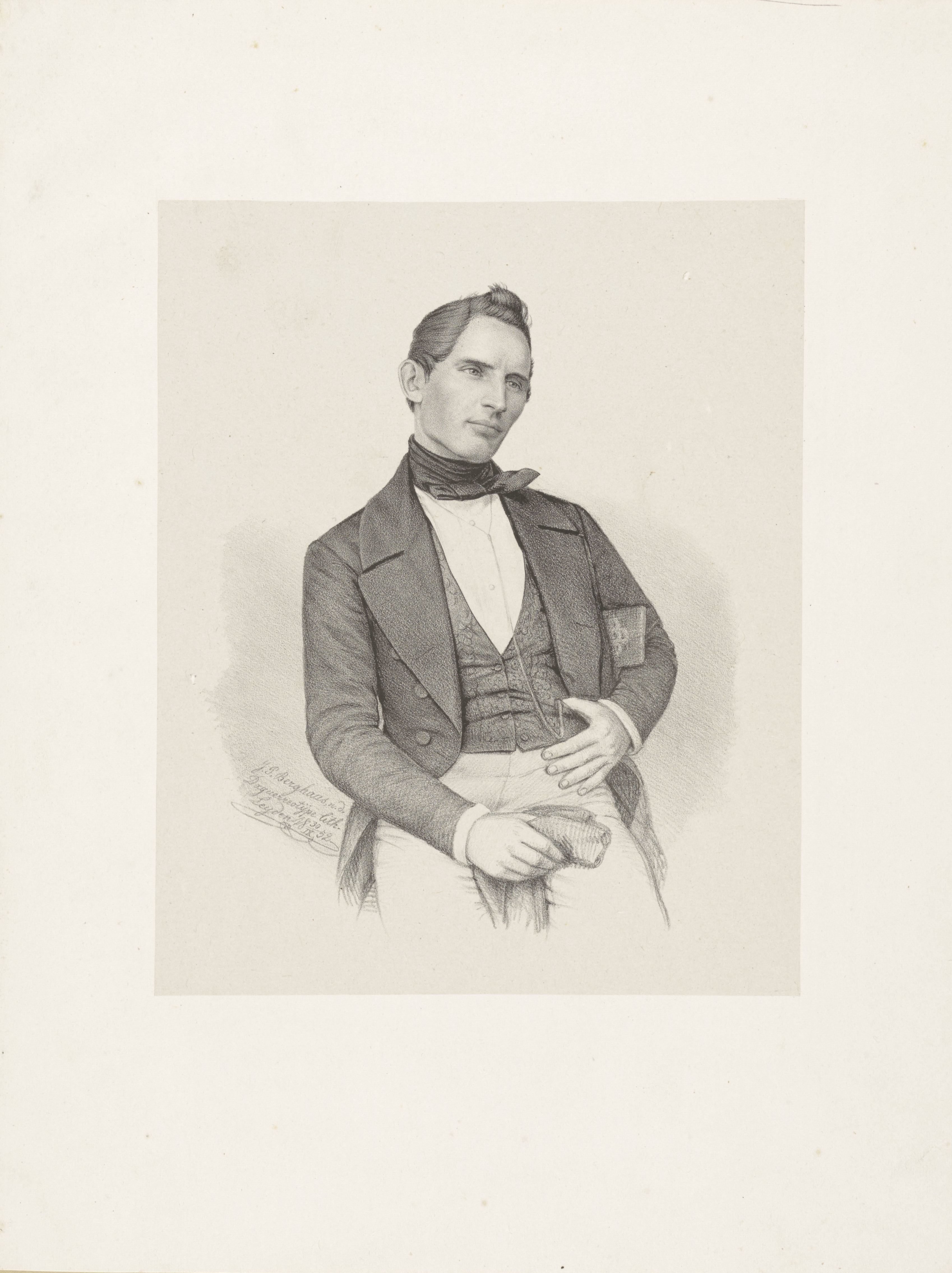 Portret van Adam Ernest Z'Narimuntow Waszklewicz