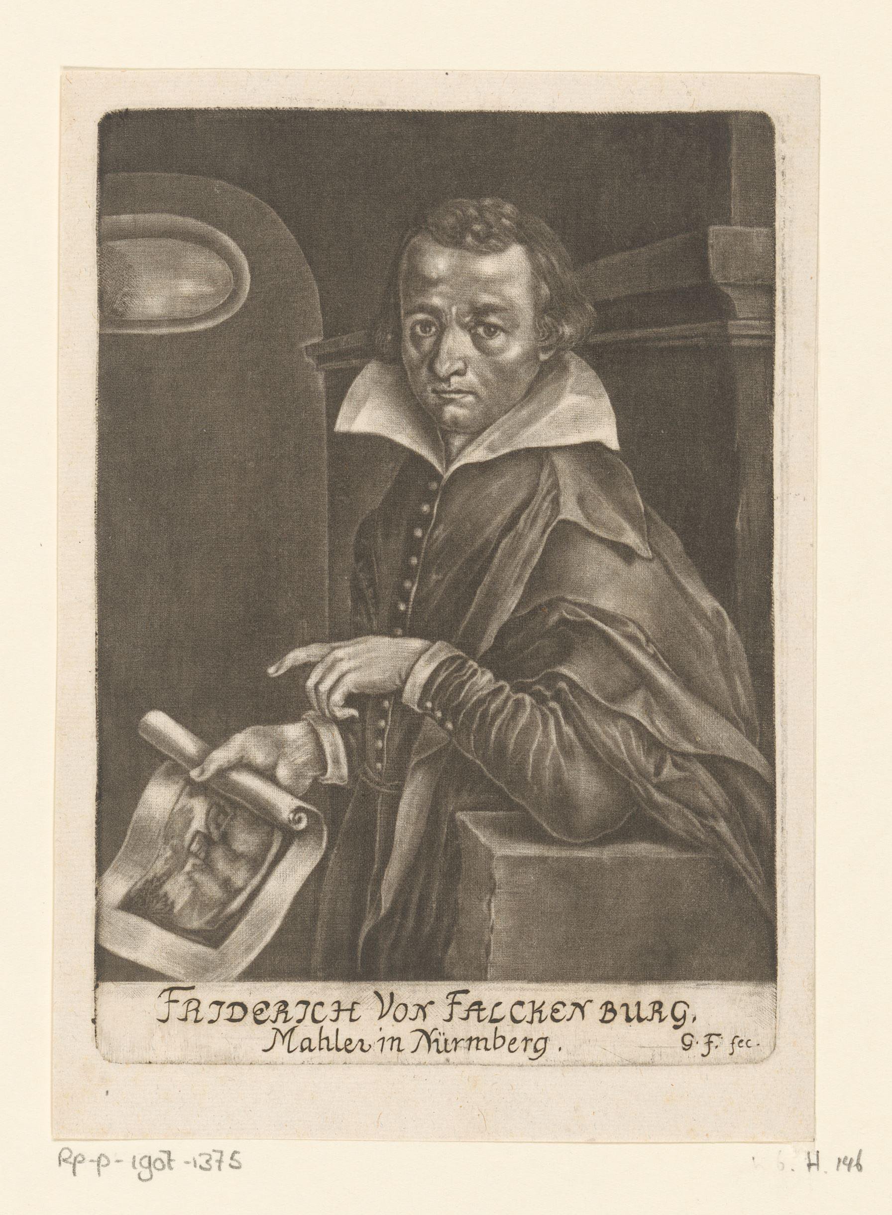 Portret van Frederik I. van Valckenborch