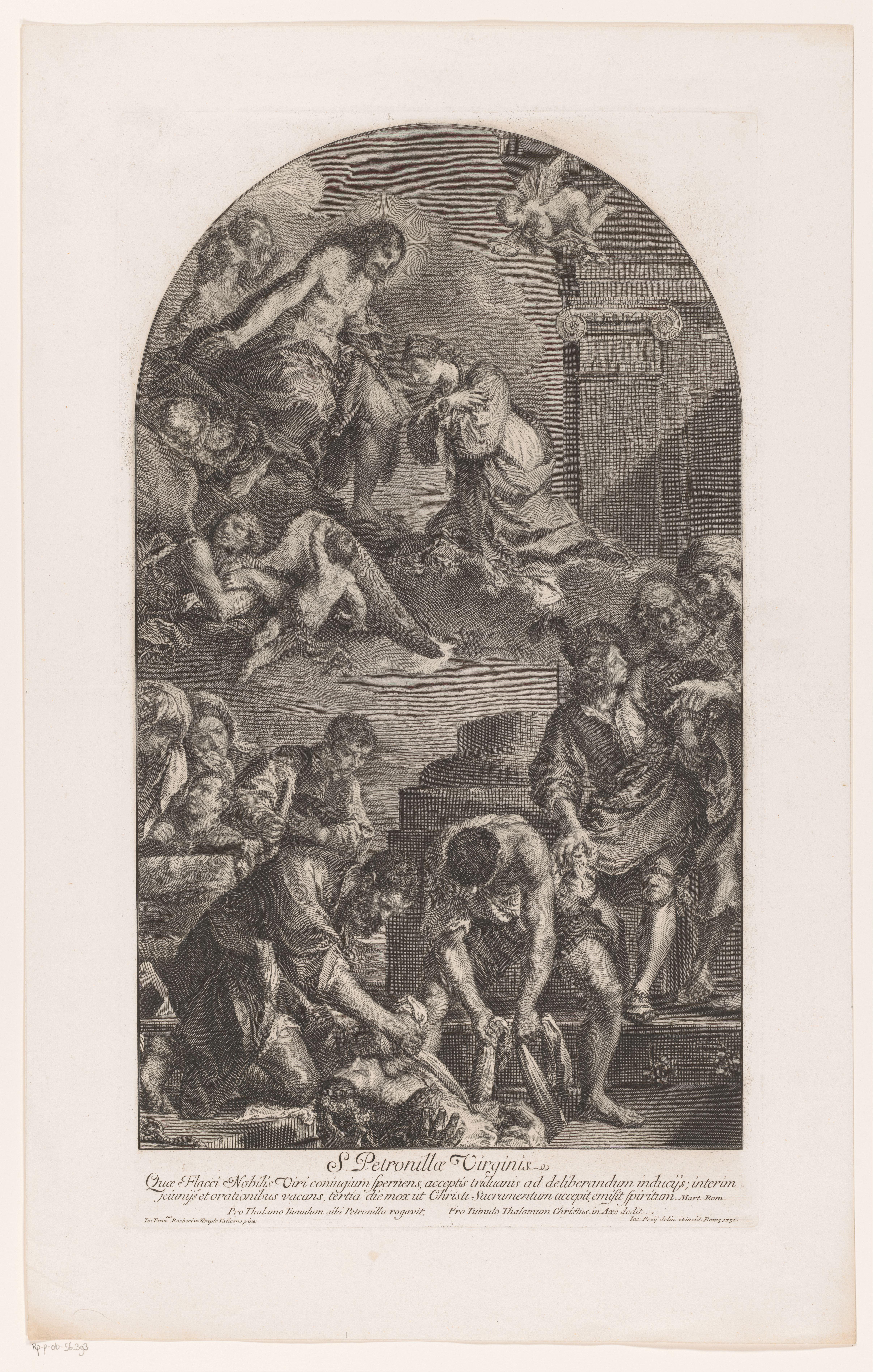 Graflegging en hemelvaart van H. Petronilla