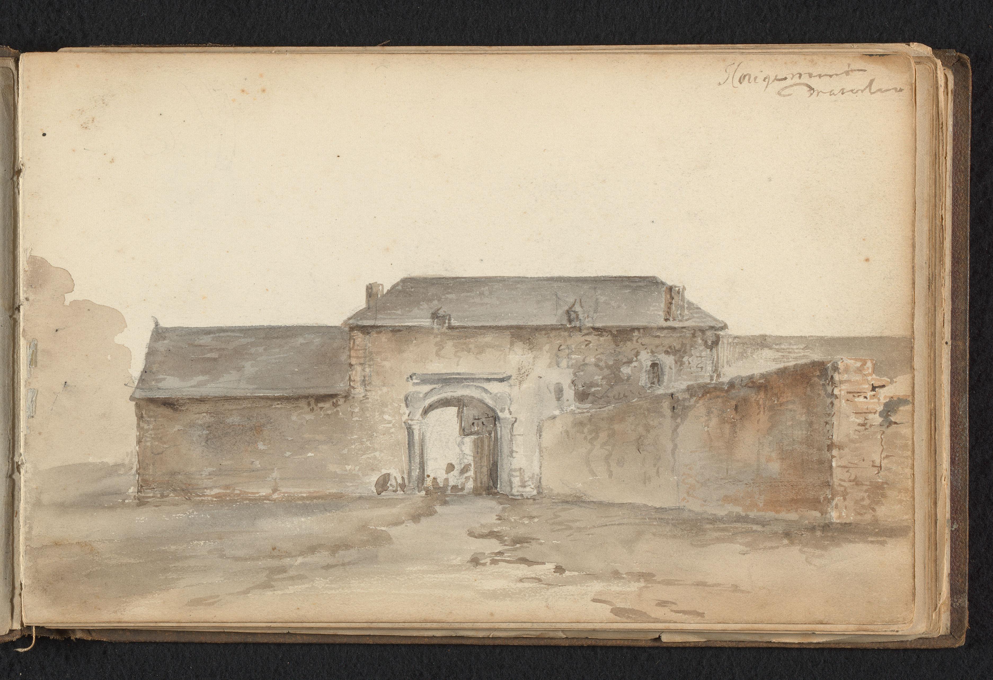 Gebouw met poort