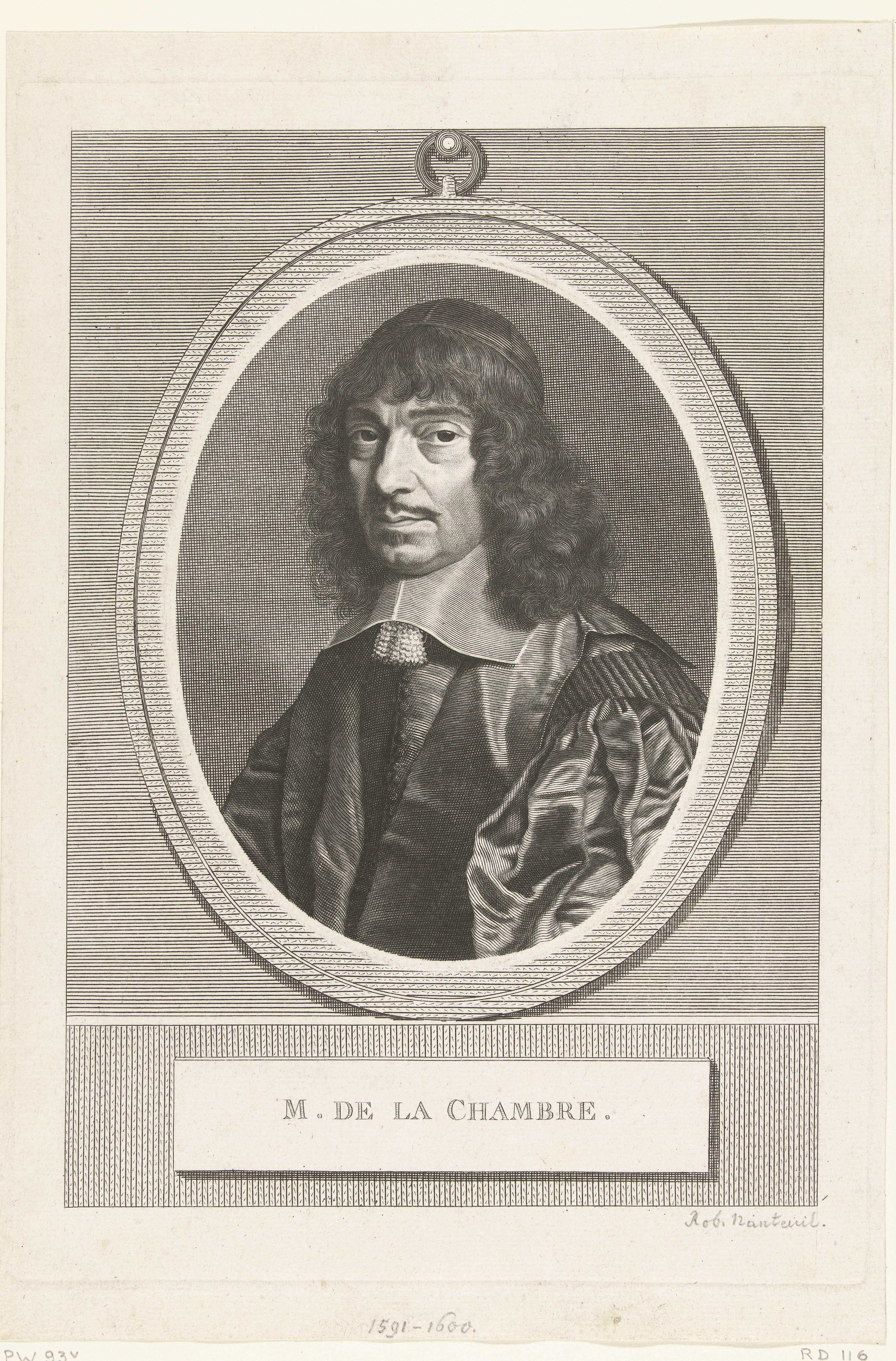 Portret van Marin Cureau de la Chambre