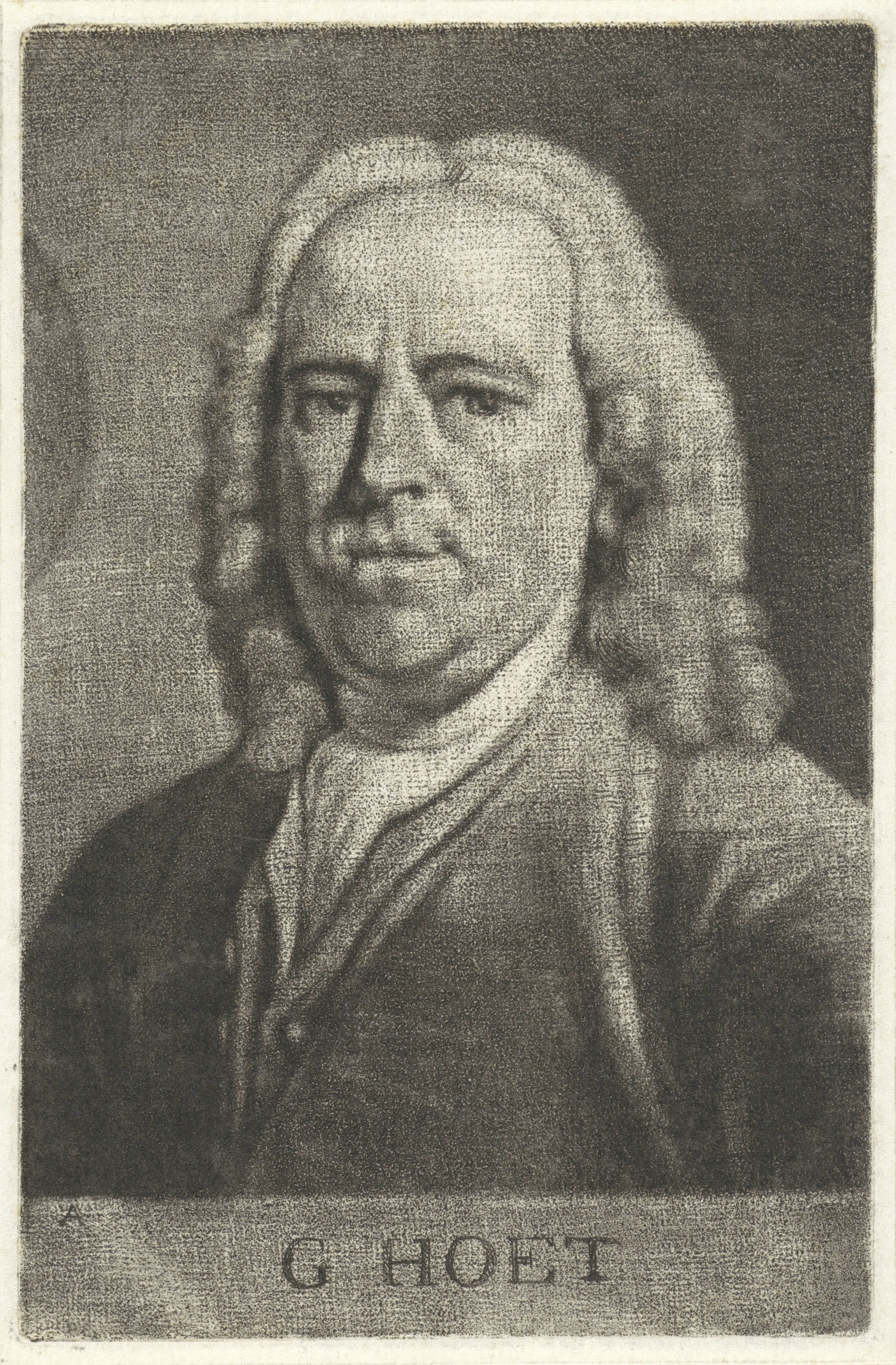 Portret van Gerard Hoet