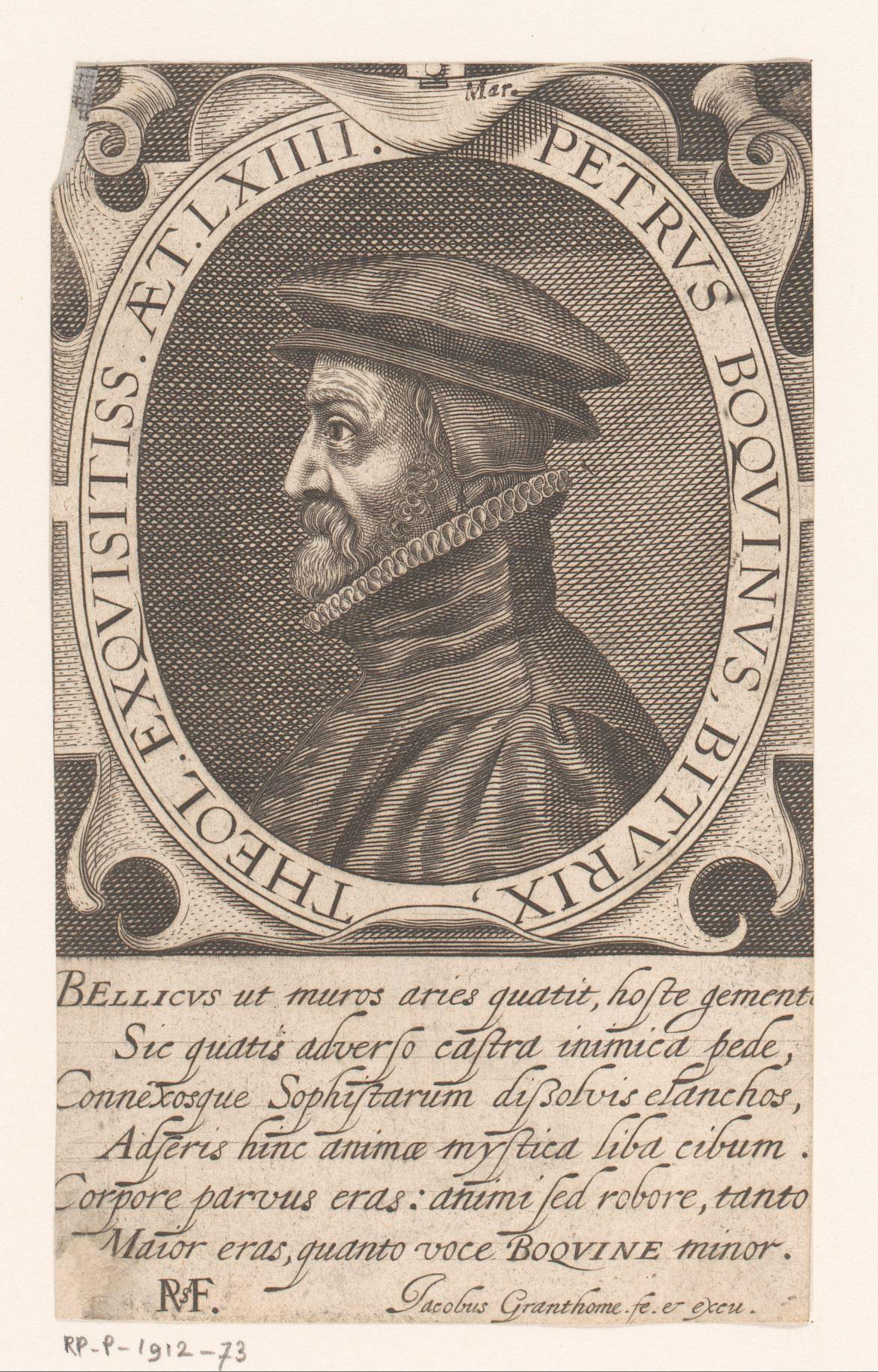 Portret van Pierre Boquin