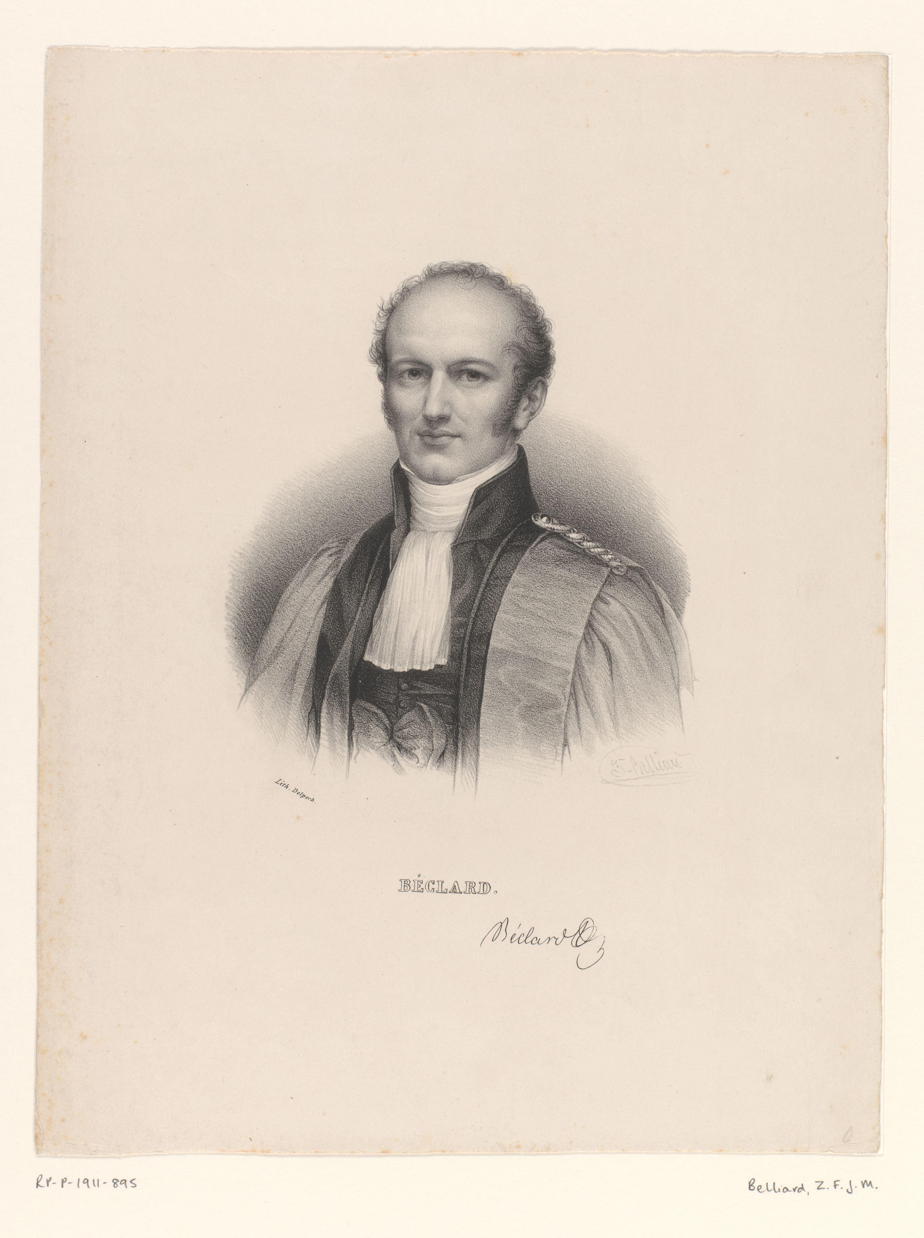 Portret van de chirurg Pierre Augustin Béclard