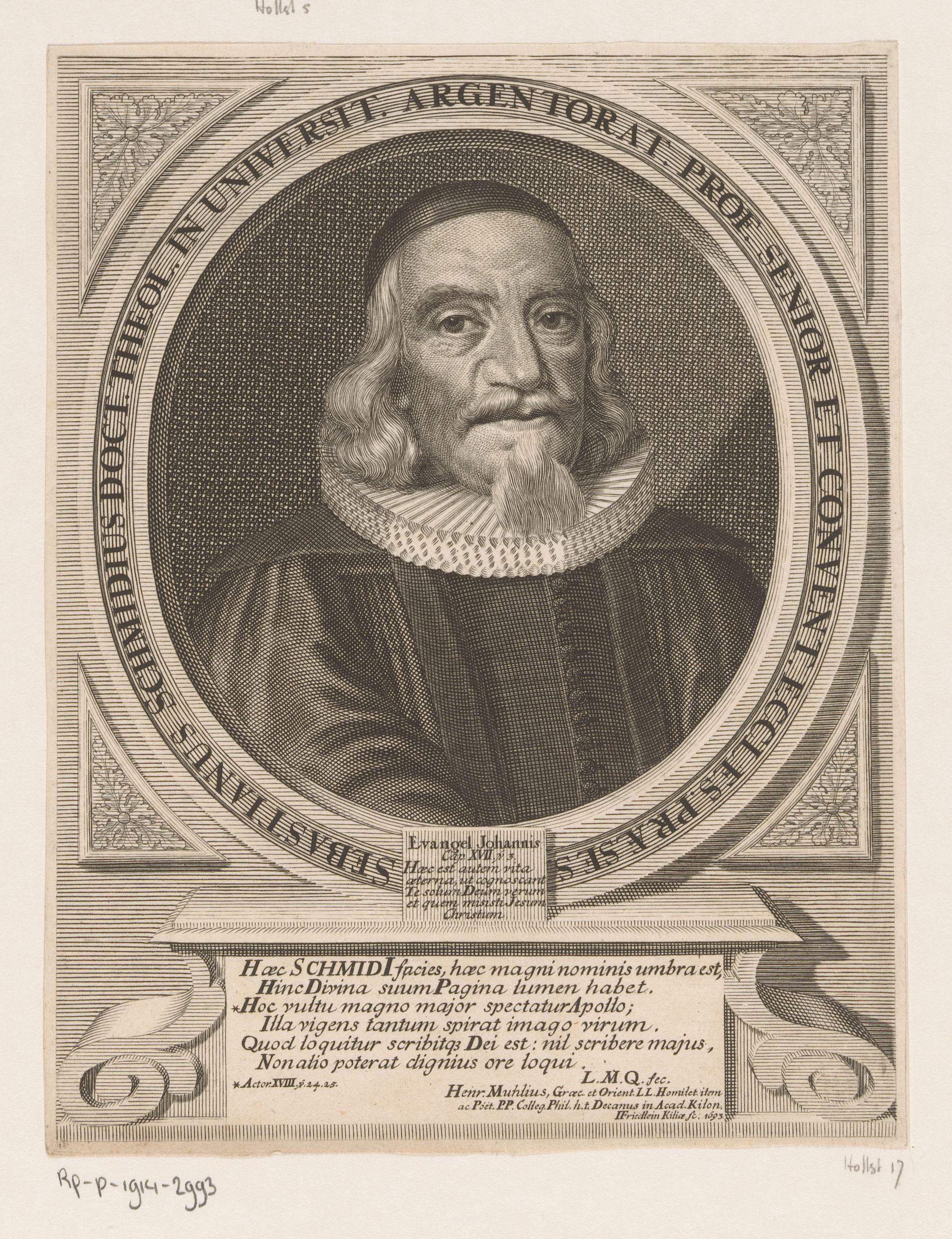 Portret van Sebastian Schmidt