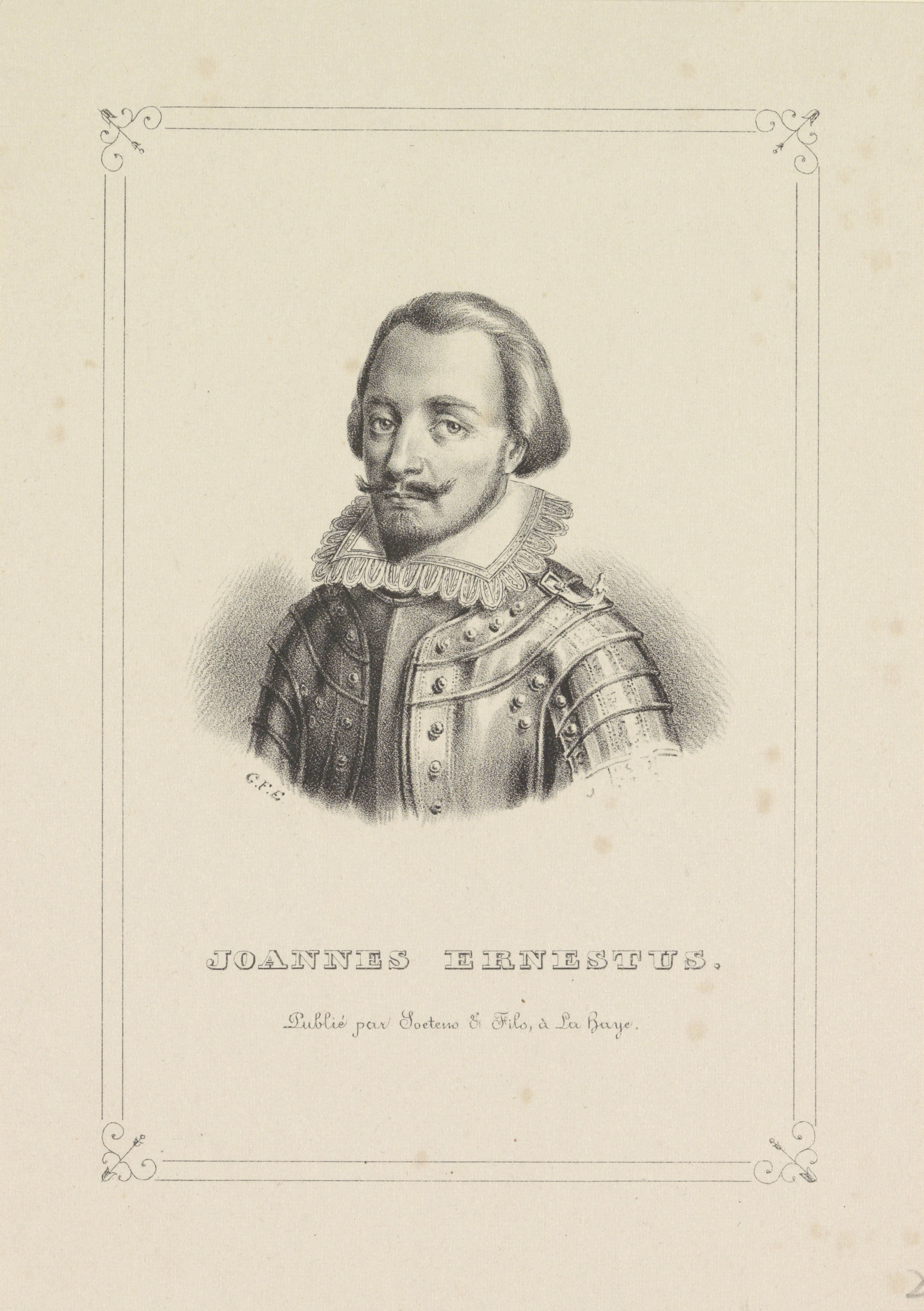 Portret van Johan Ernst I van Nassau-Siegen