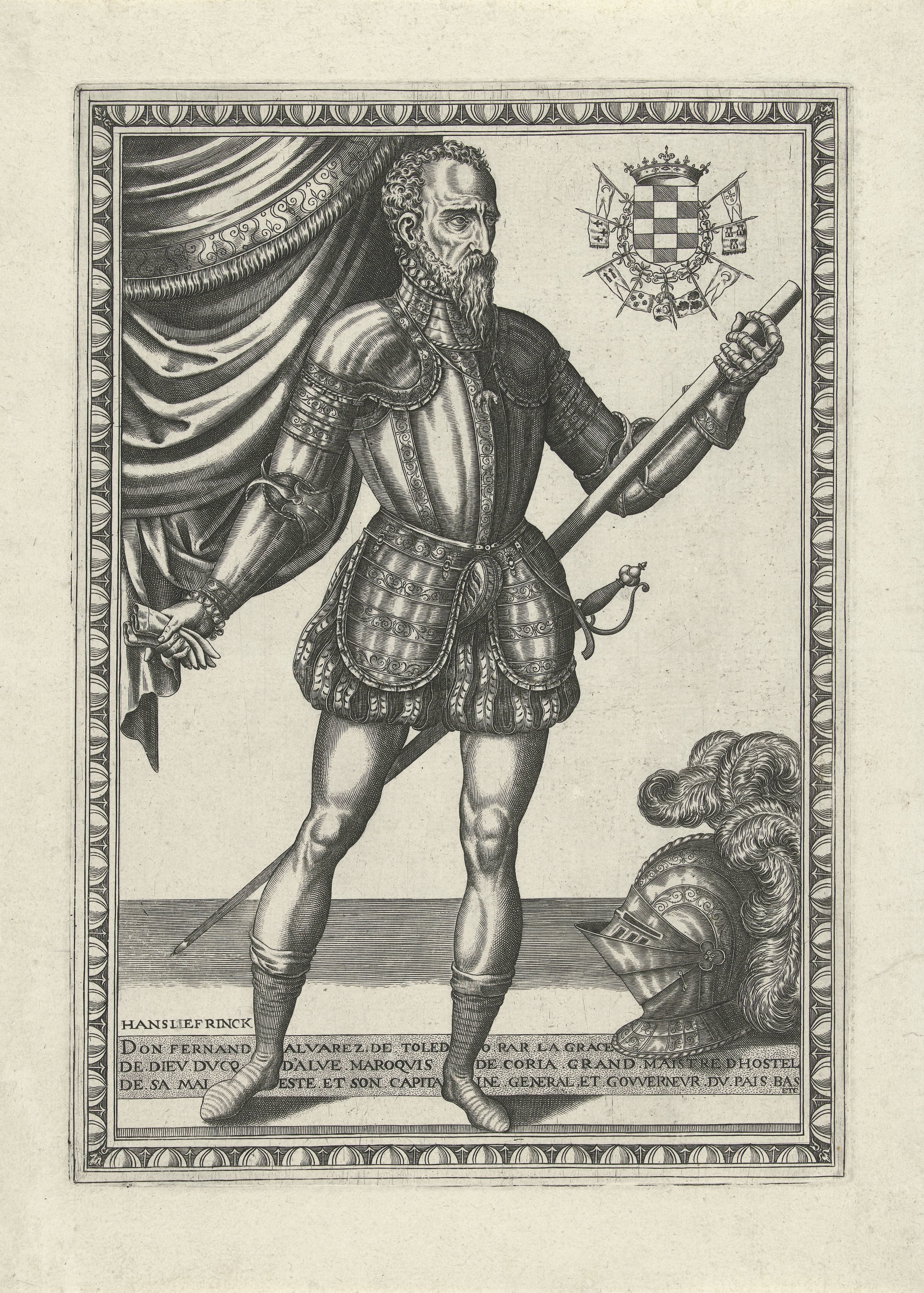 Portret van de hertog van Alva