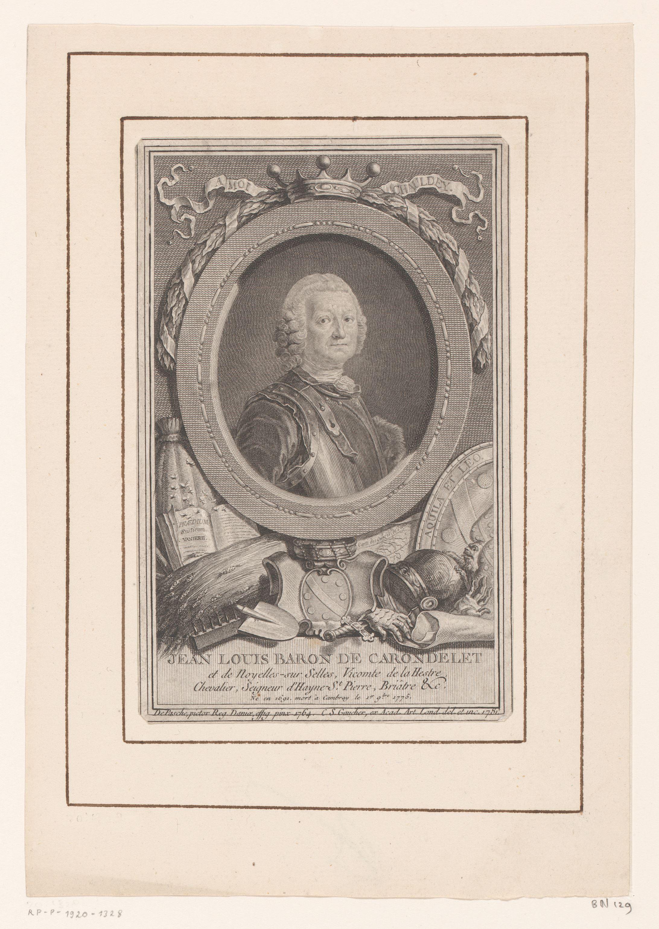 Portret van Jean Louis de Carondelet