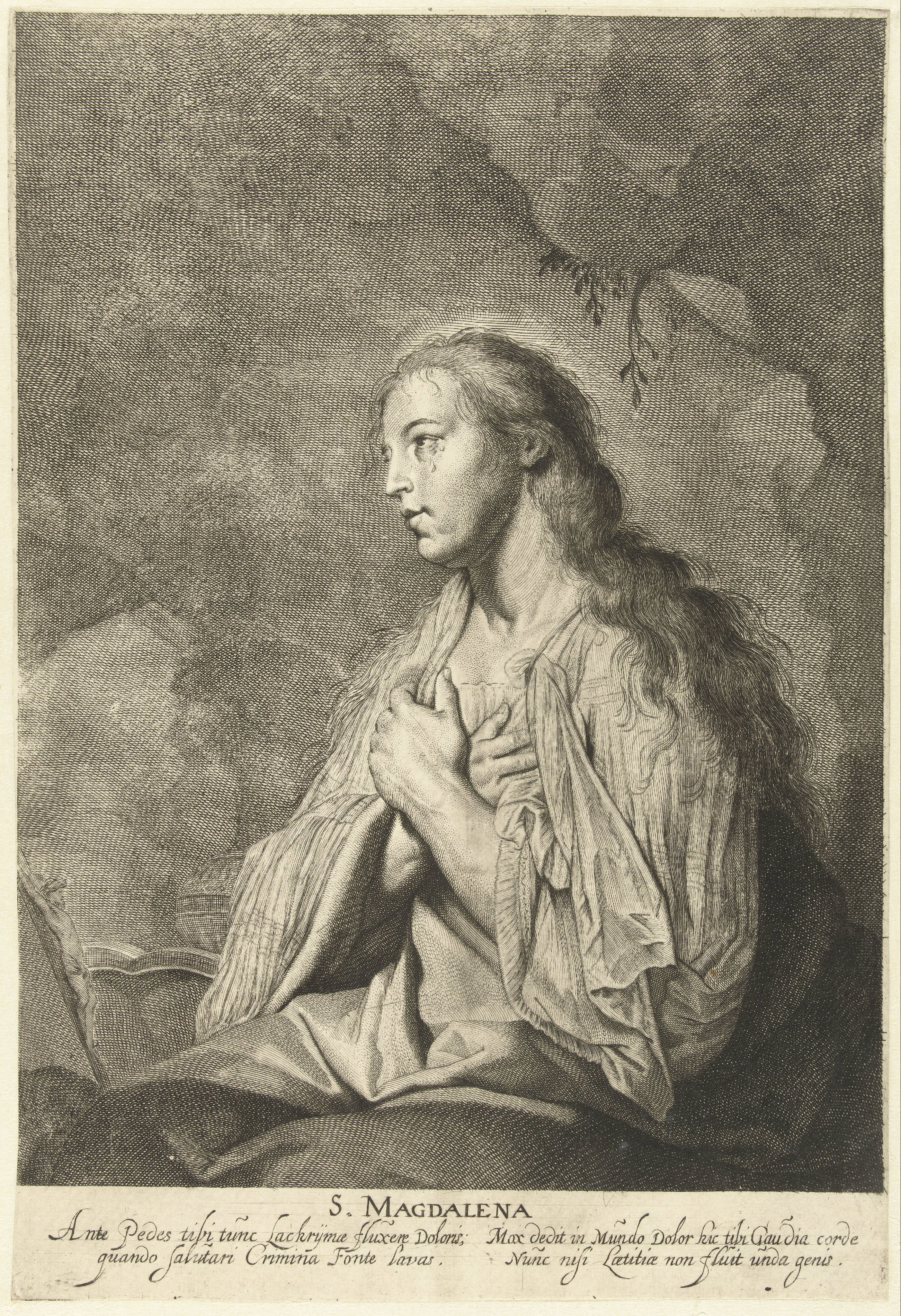 Heilige Maria Magdalena als zondares