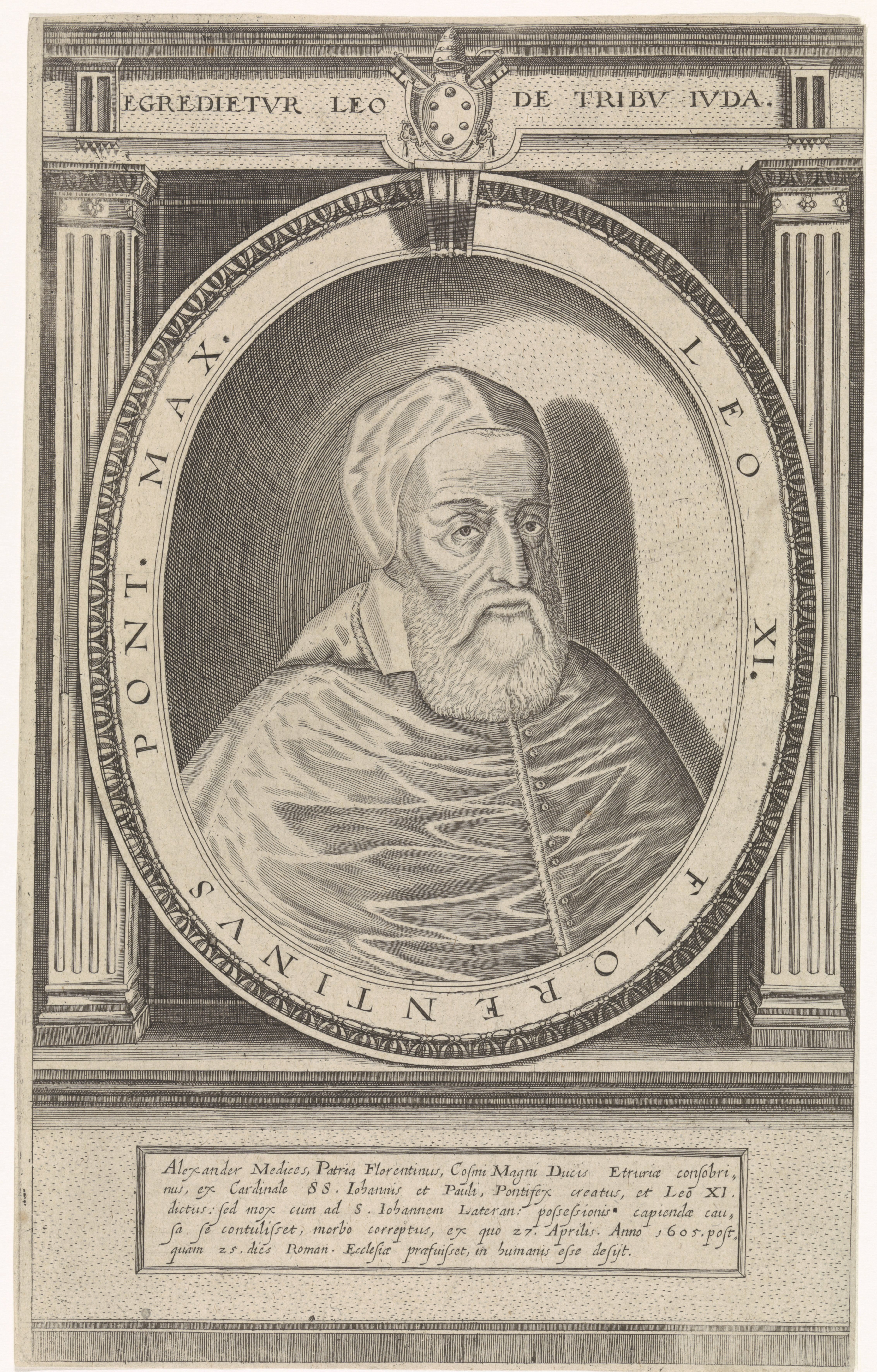 Portret van paus Leo XI