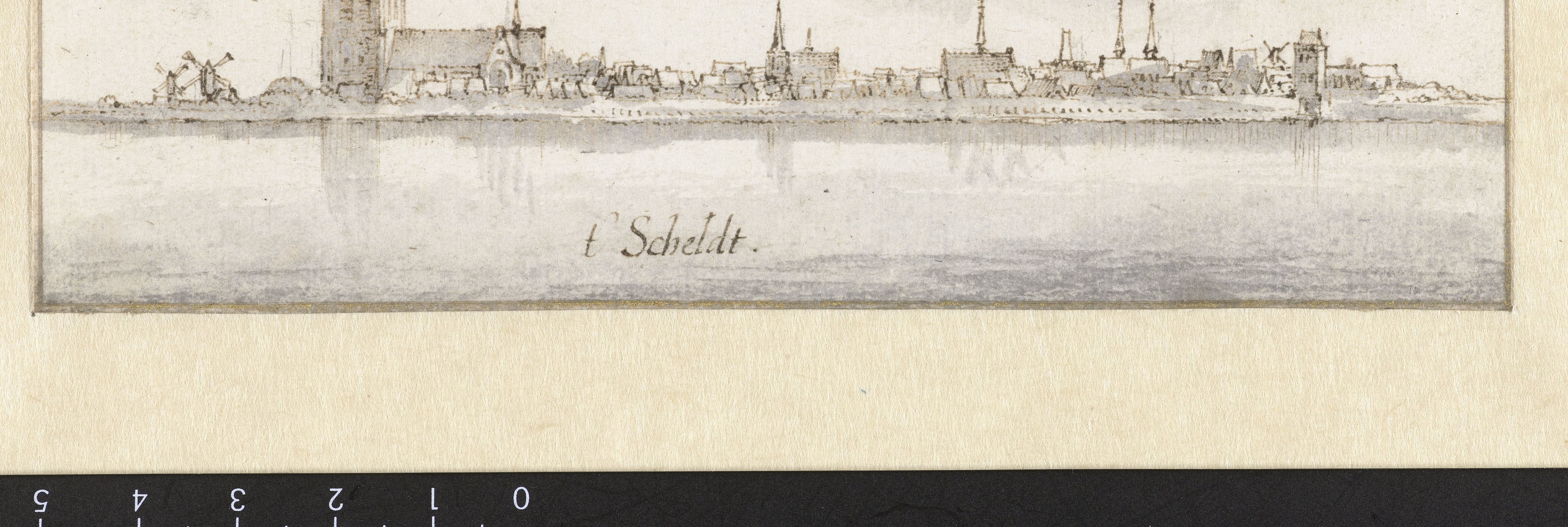 Gezicht op Zierikzee in Zeeland