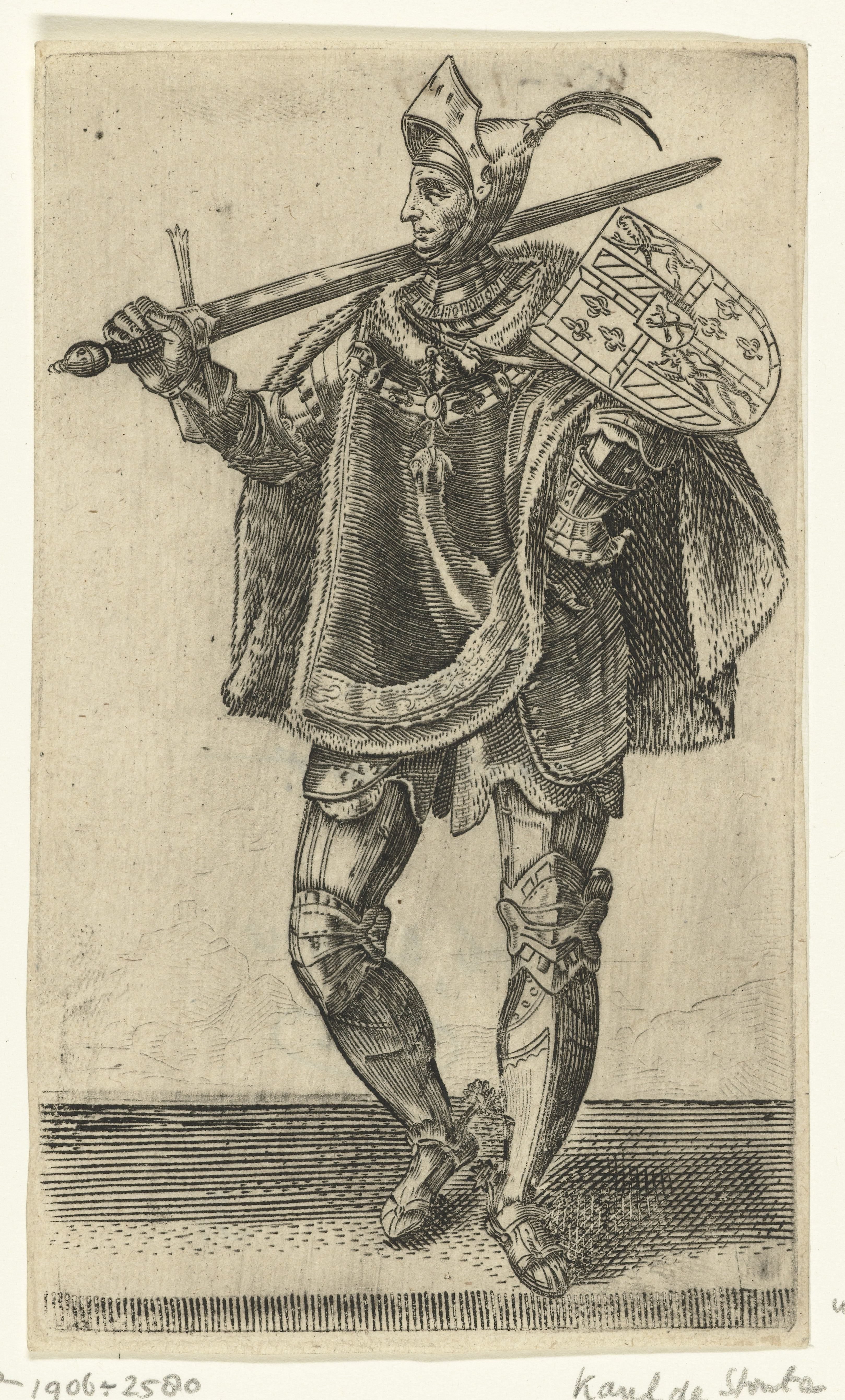 Portret van Karel de Stoute, hertog van Bourgondië