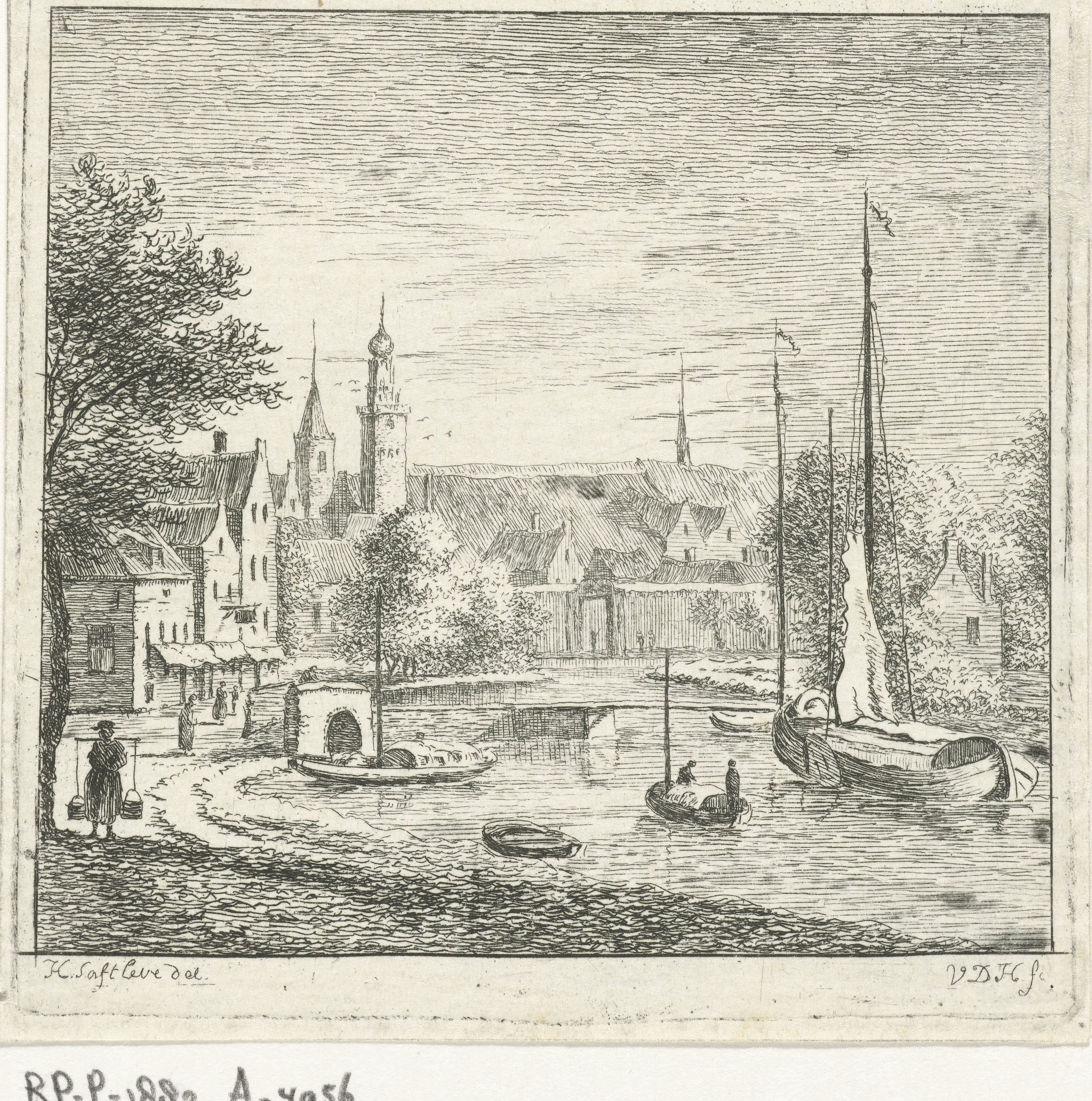 Buiten de Tolsteegpoort te Utrecht