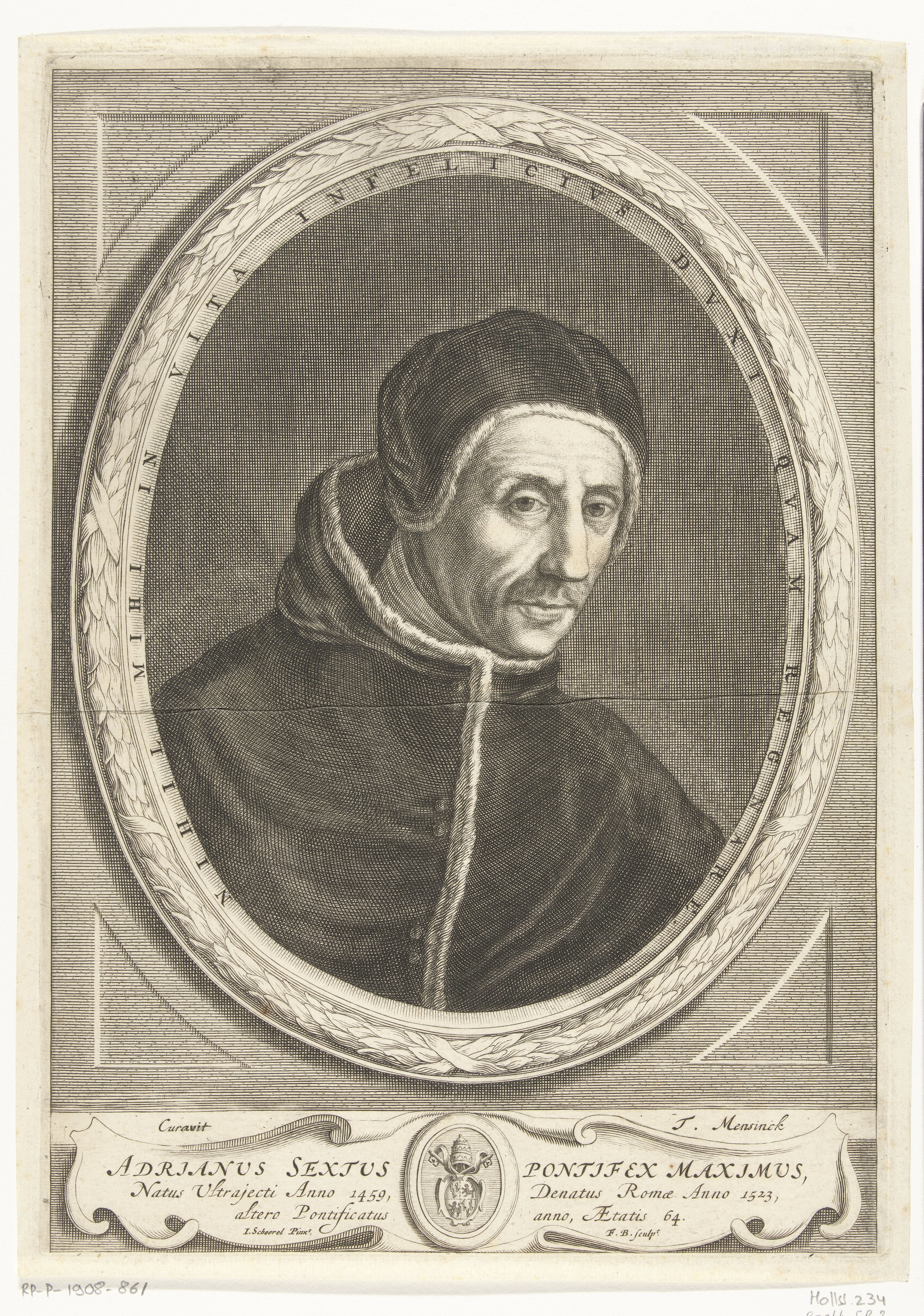 Portret van Paus Adrianus VI
