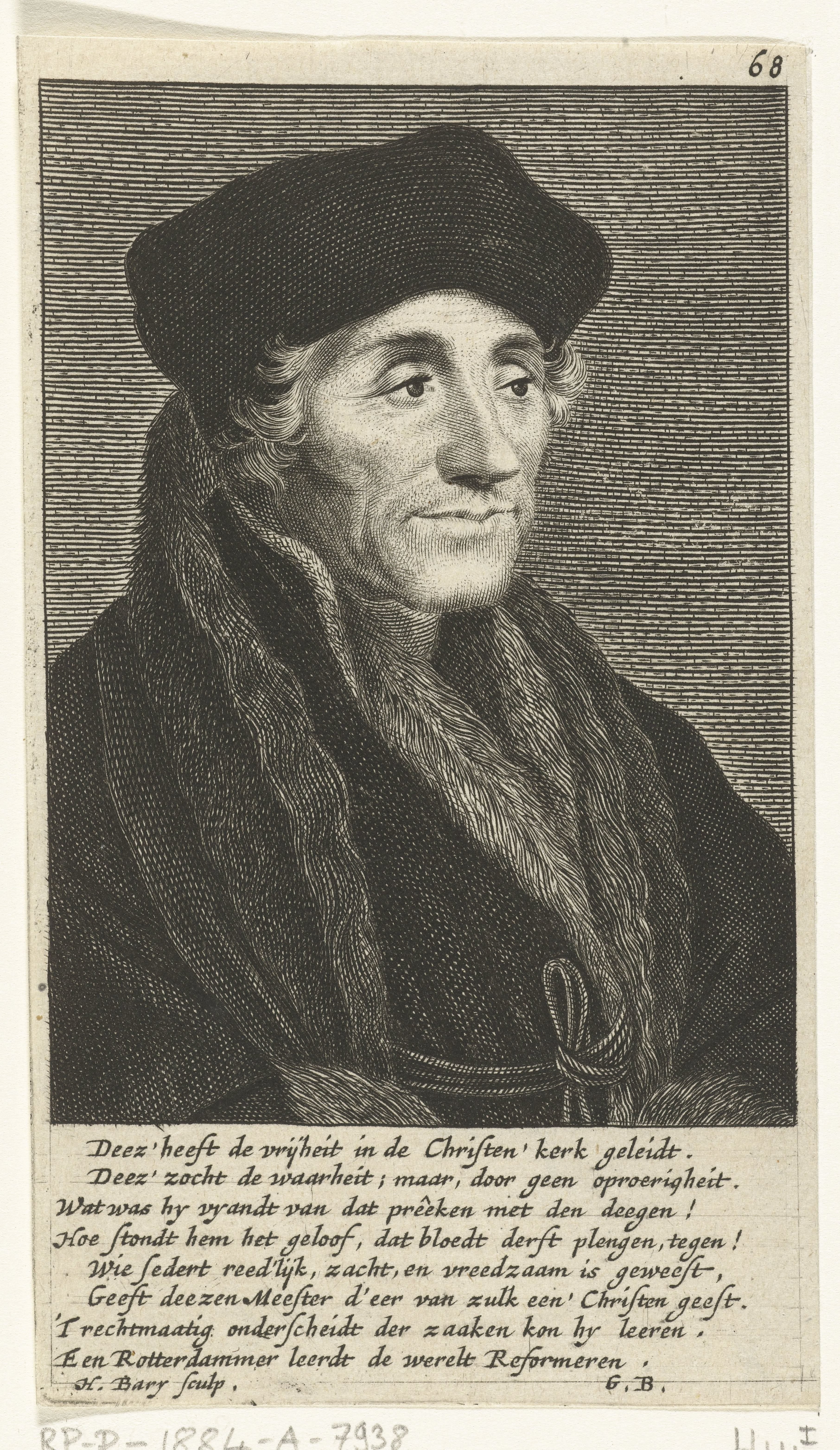 Portret van Desiderius Erasmus