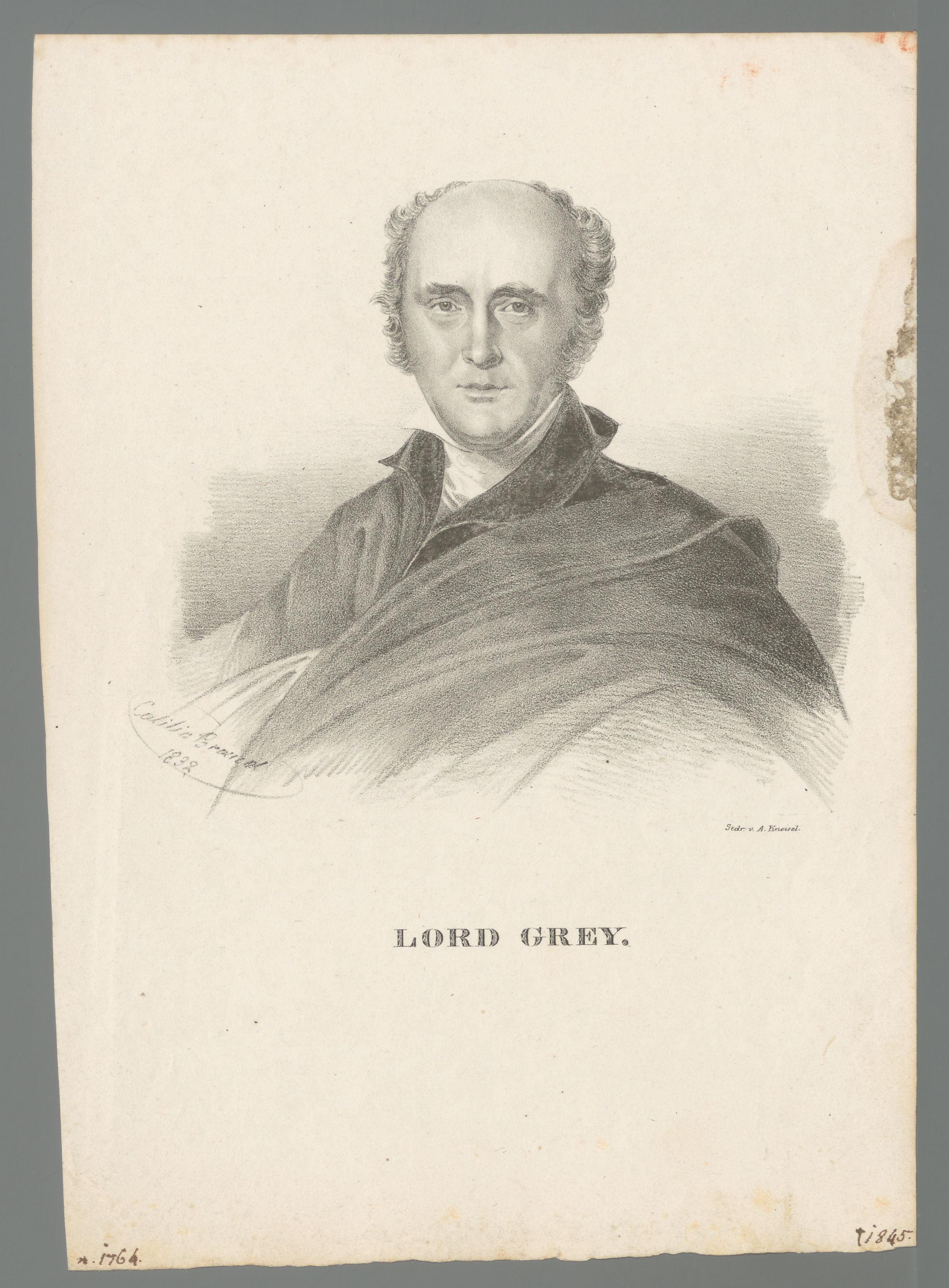 Portret van Charles Grey