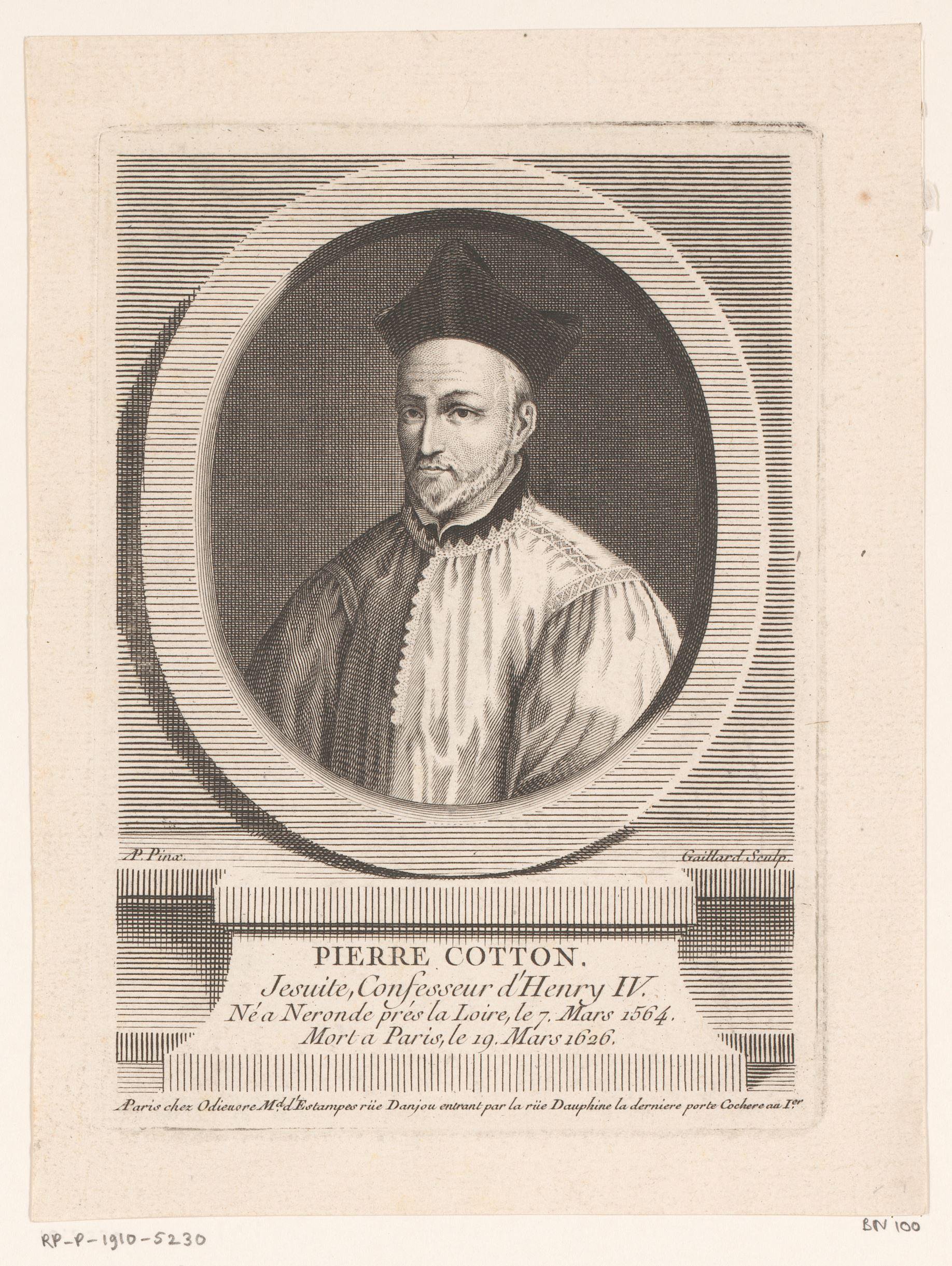 Portret van Pierre Cotton