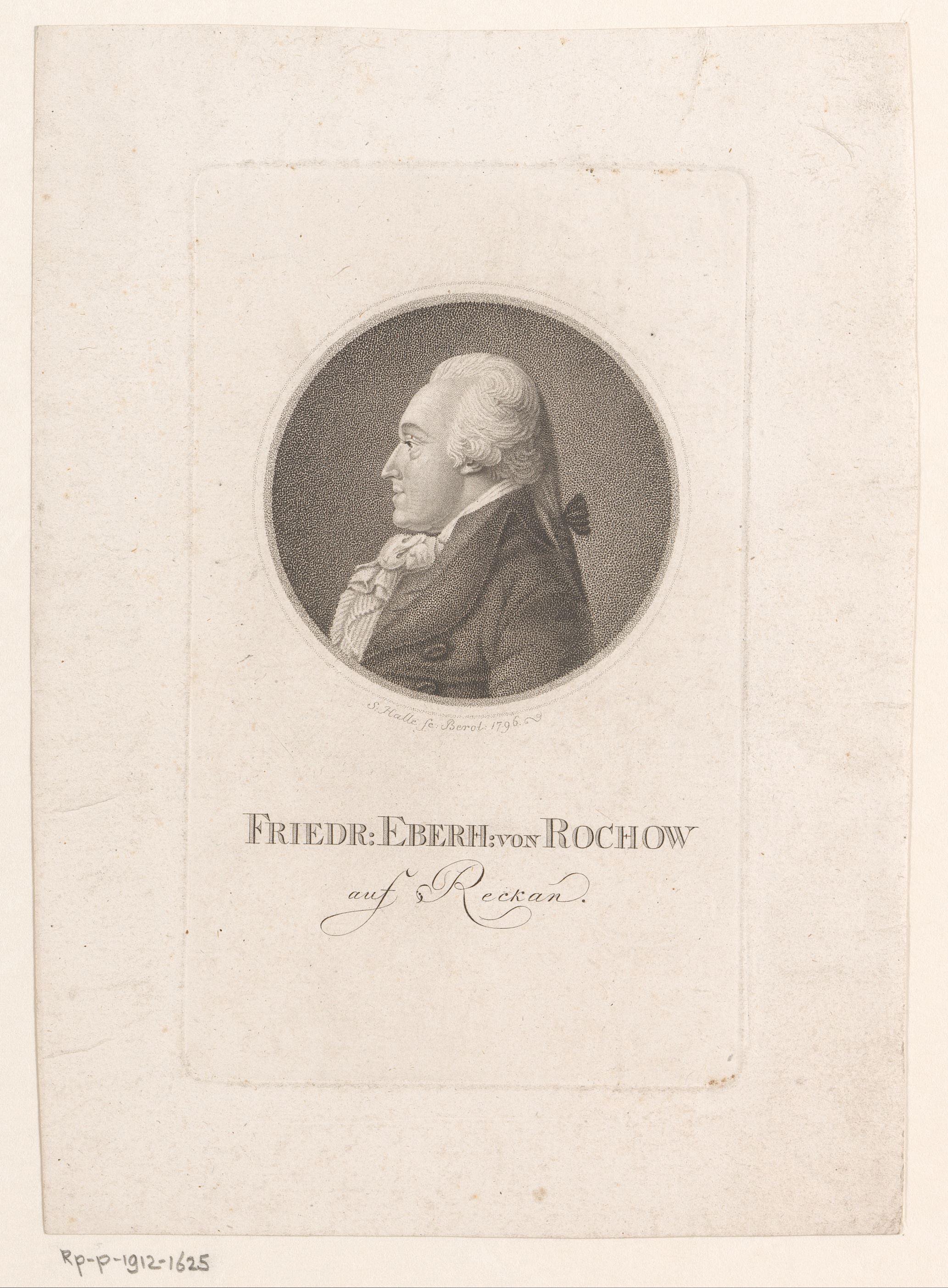 Portret van Friedrich Eberhard von Rochow