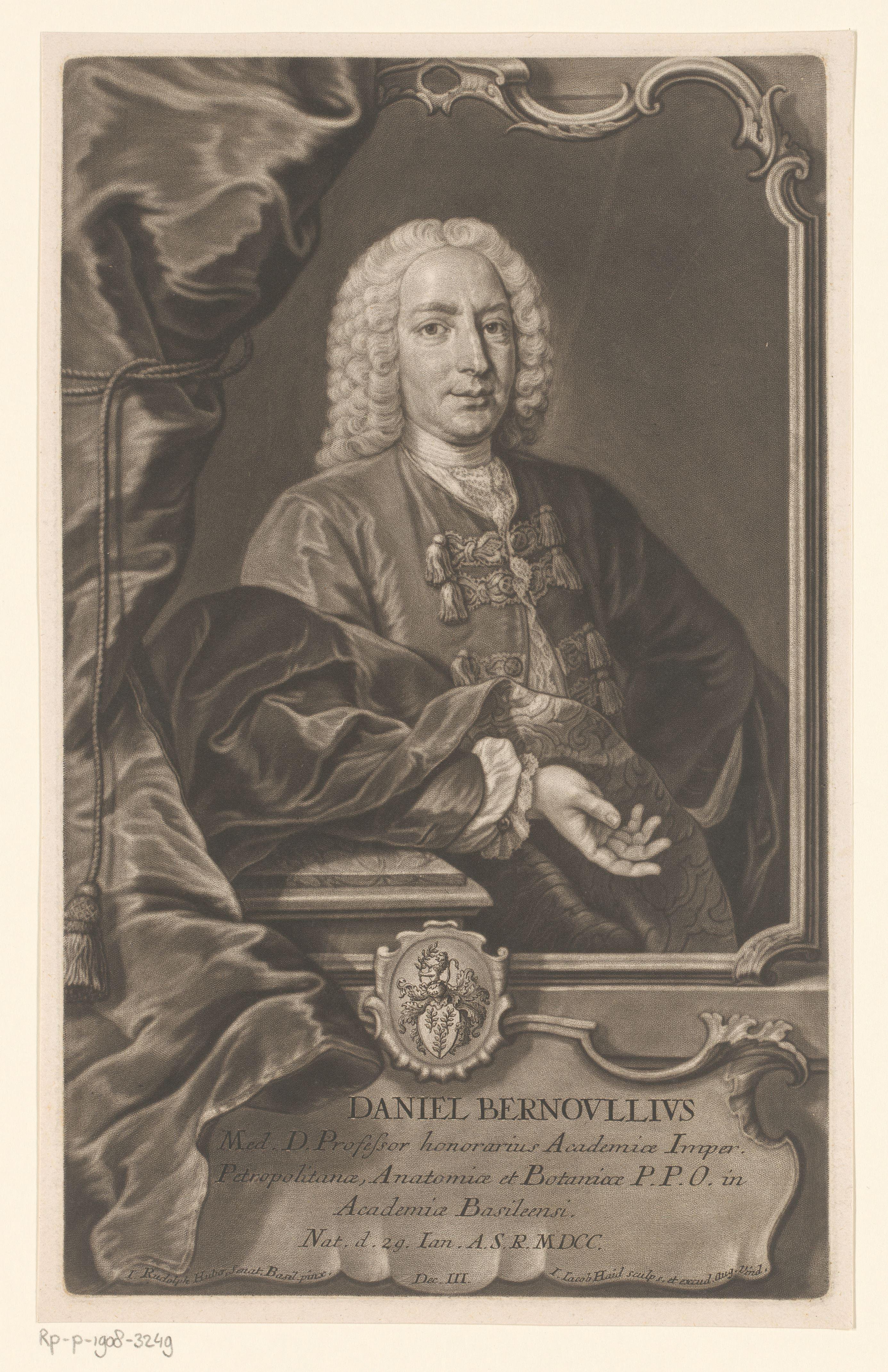 Portret van Daniel Bernoulli