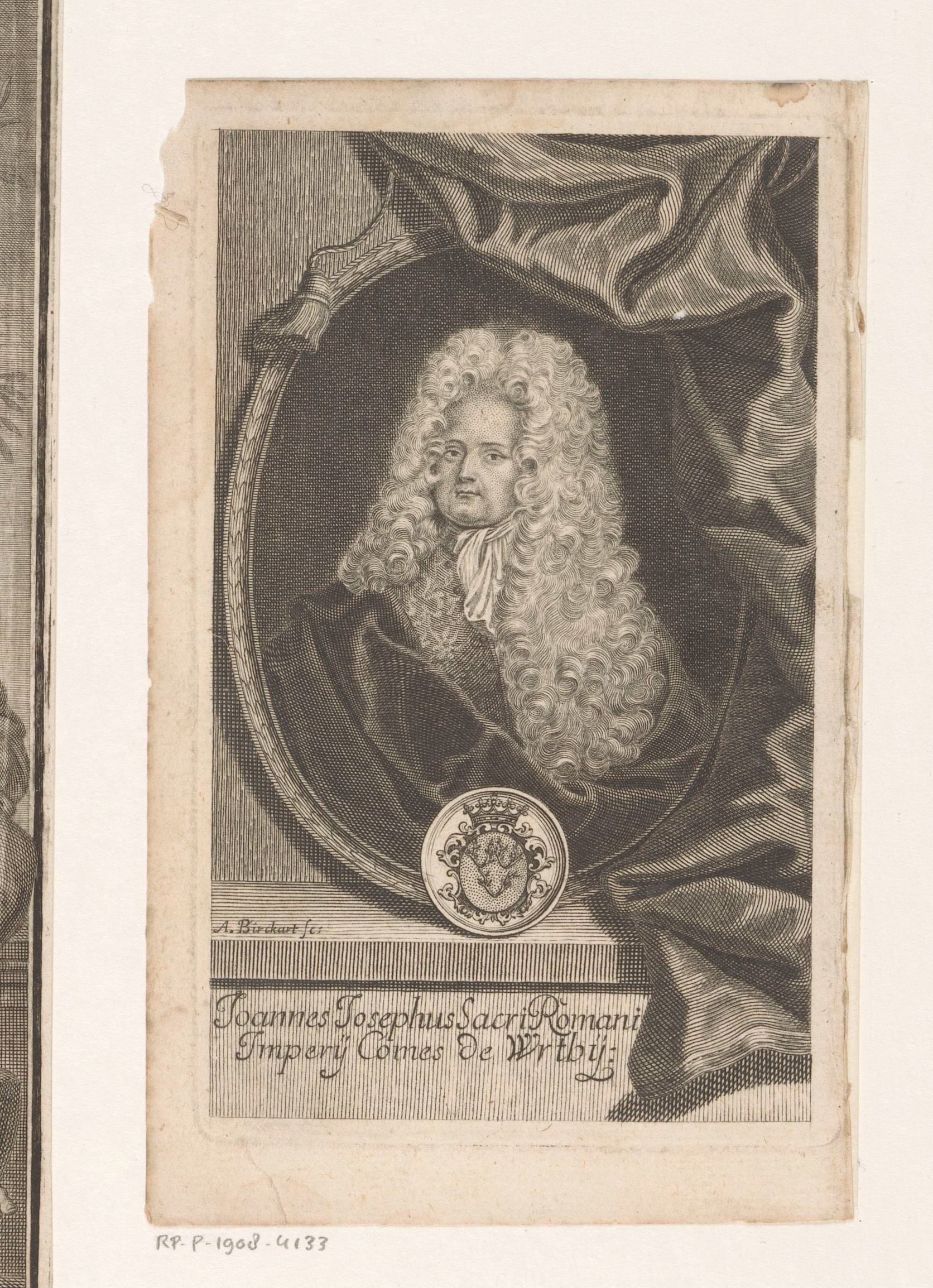 Portret van Johann Joseph, Reichsgraf von Wrtby