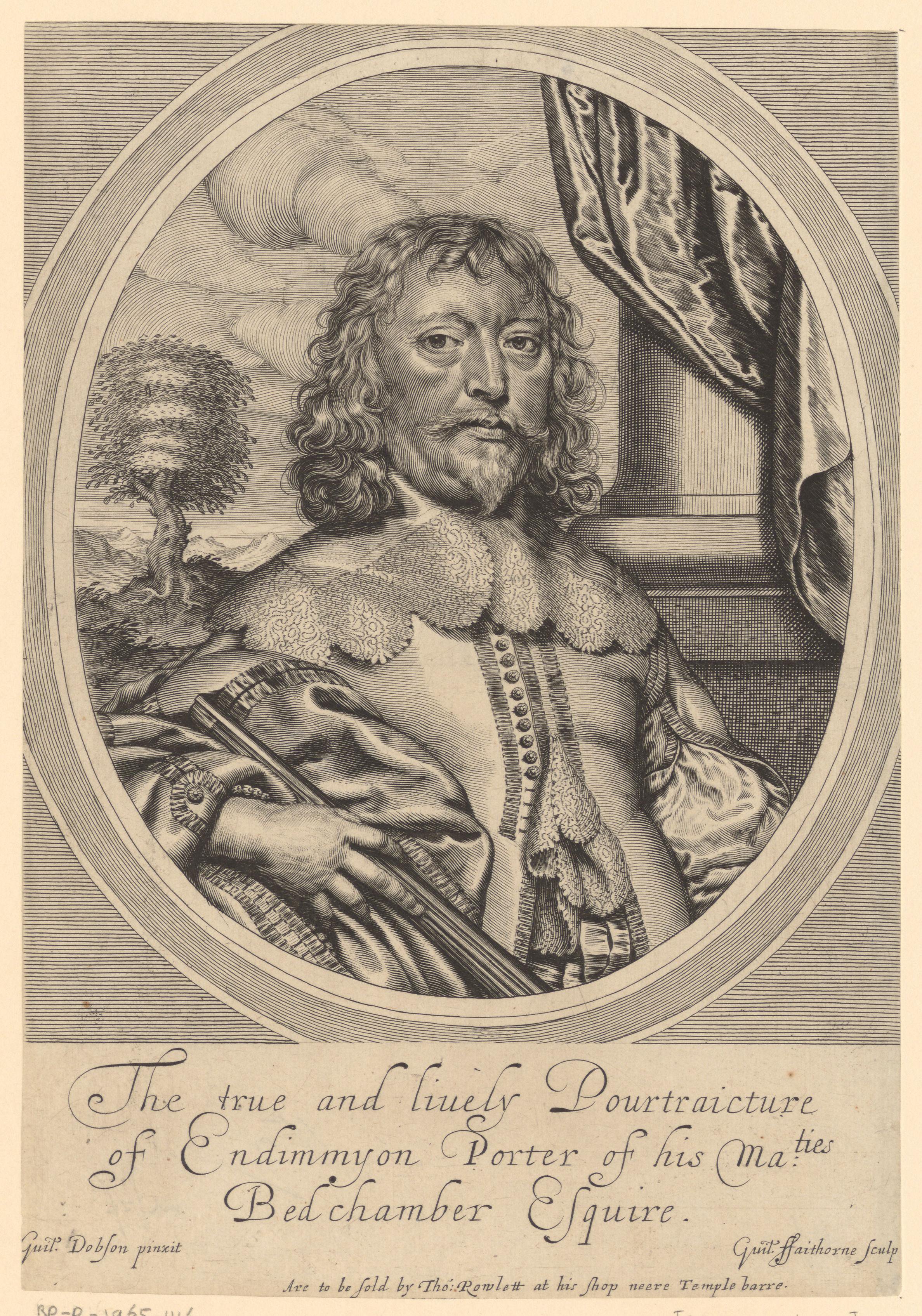 Portret van Endymion Porter