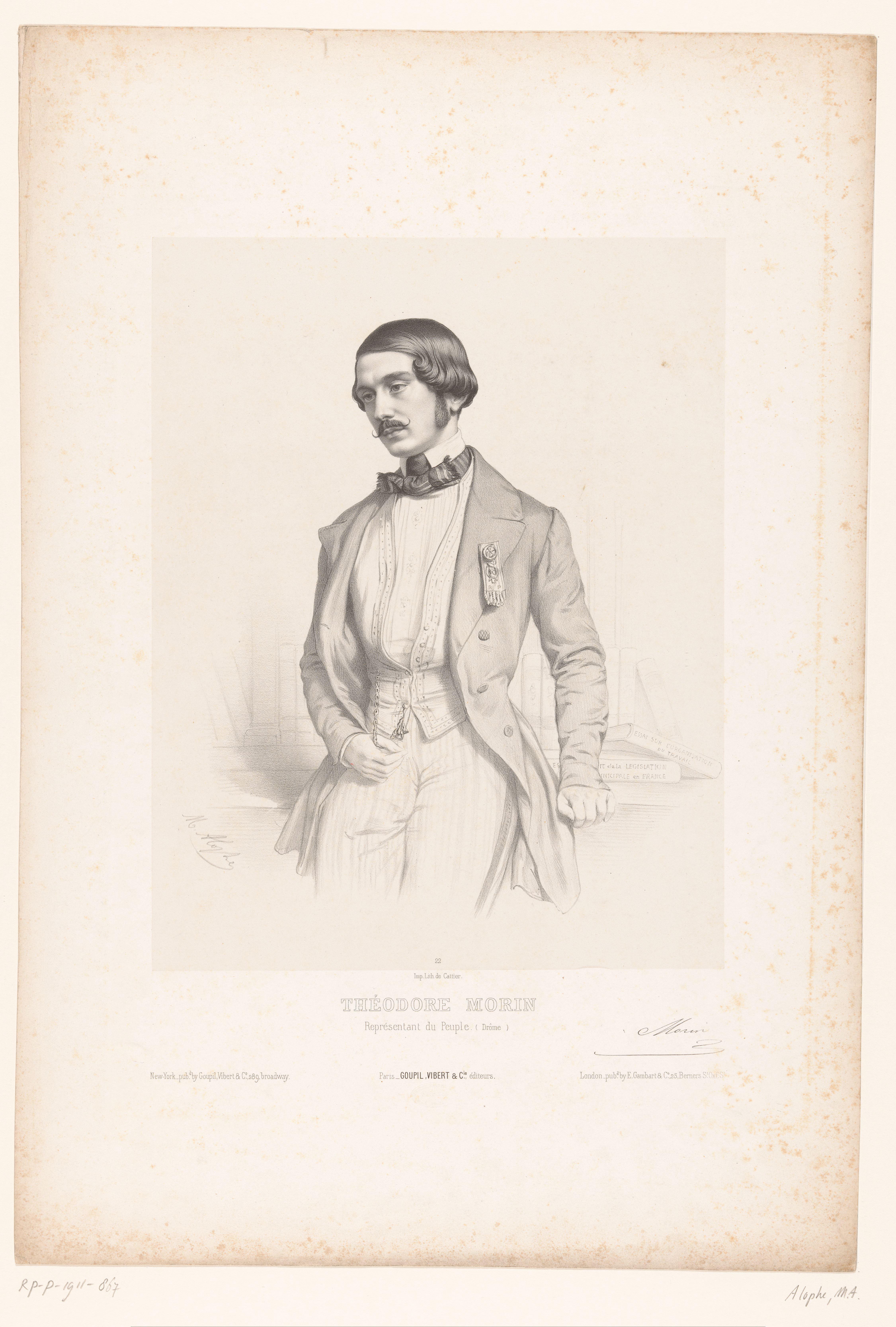 Portret van de policitus Théodore Morin