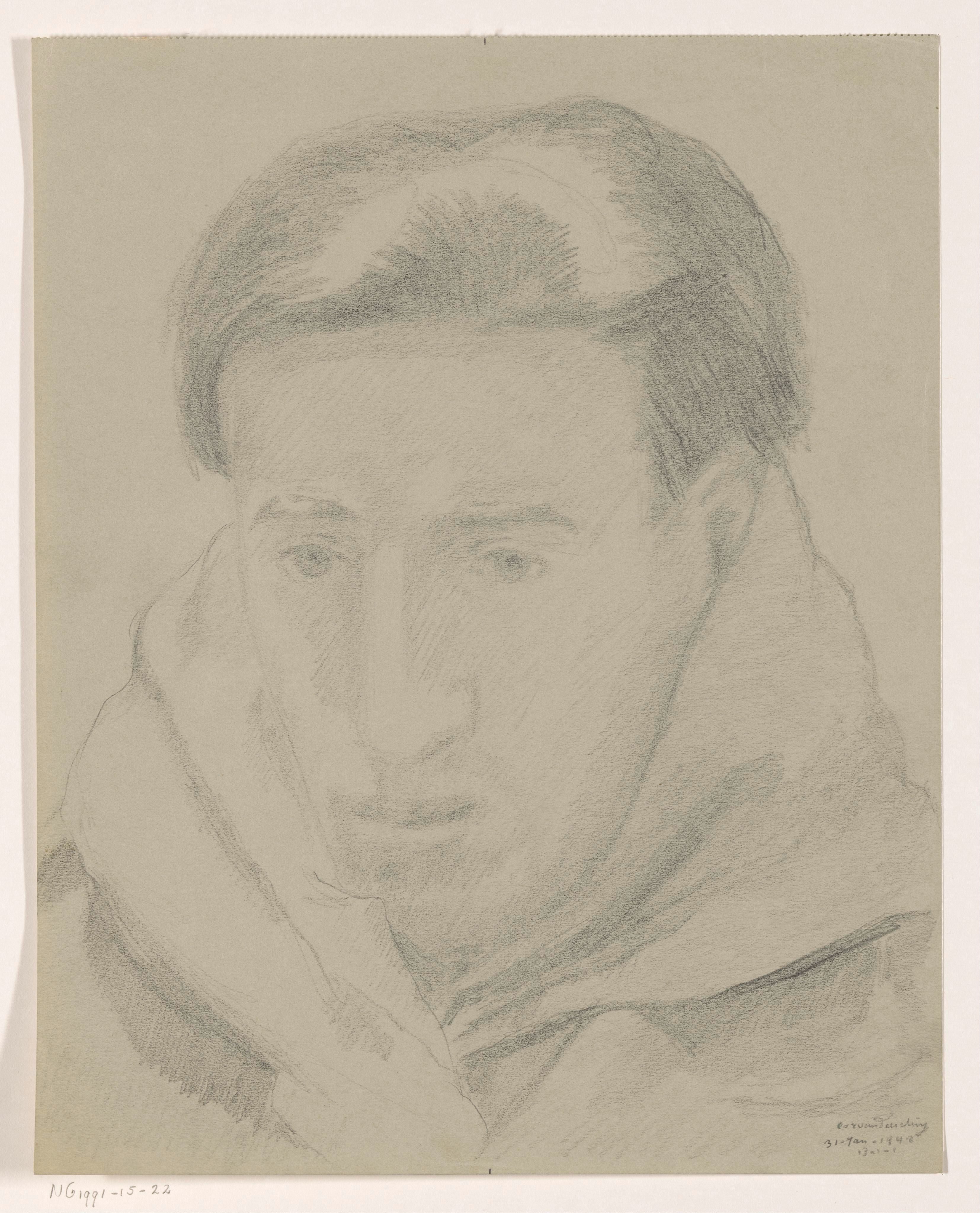 Zelfportret en face: B-1-1, 31 januari