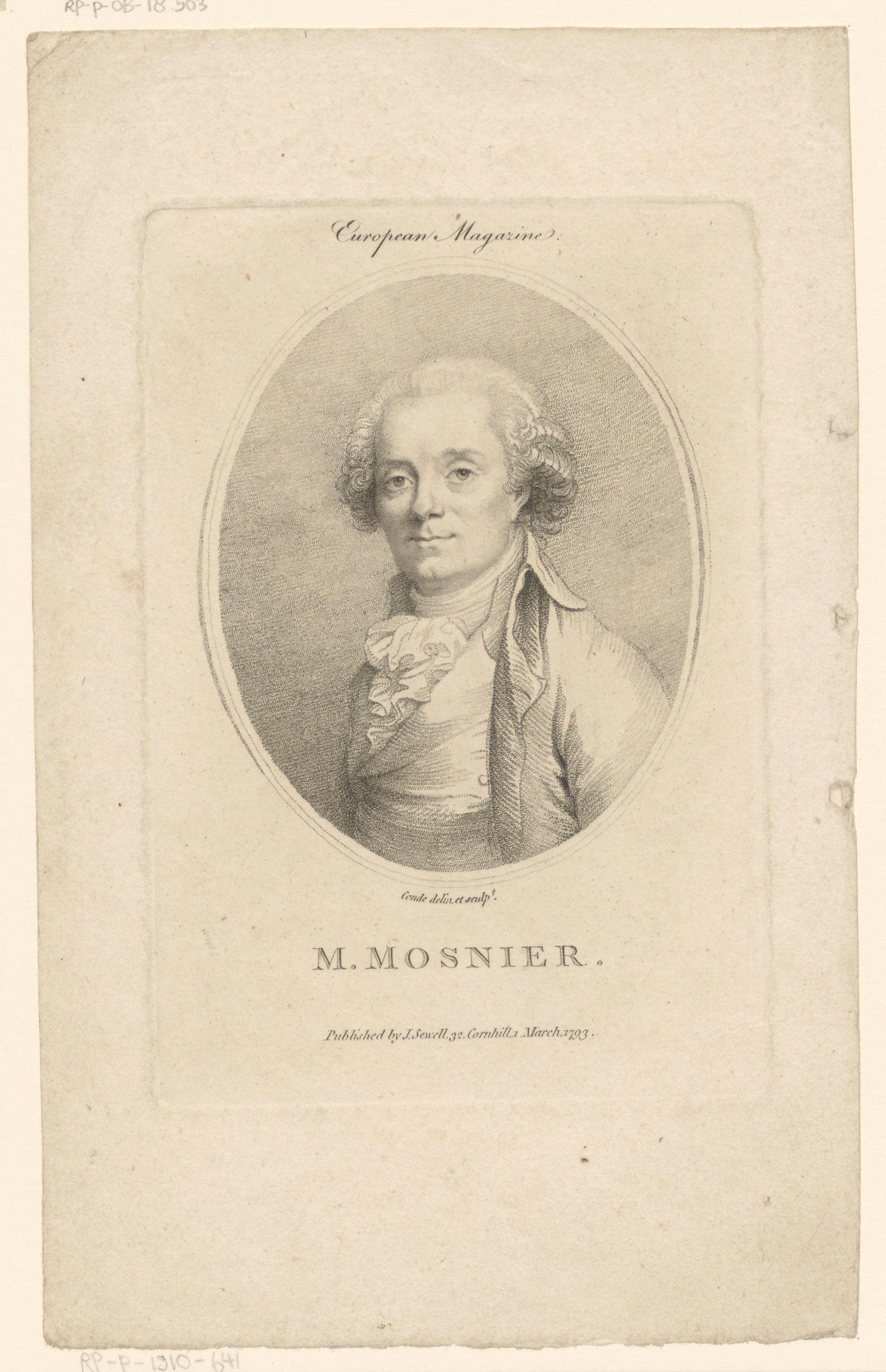 Portret van Jean-Laurent Mosnier