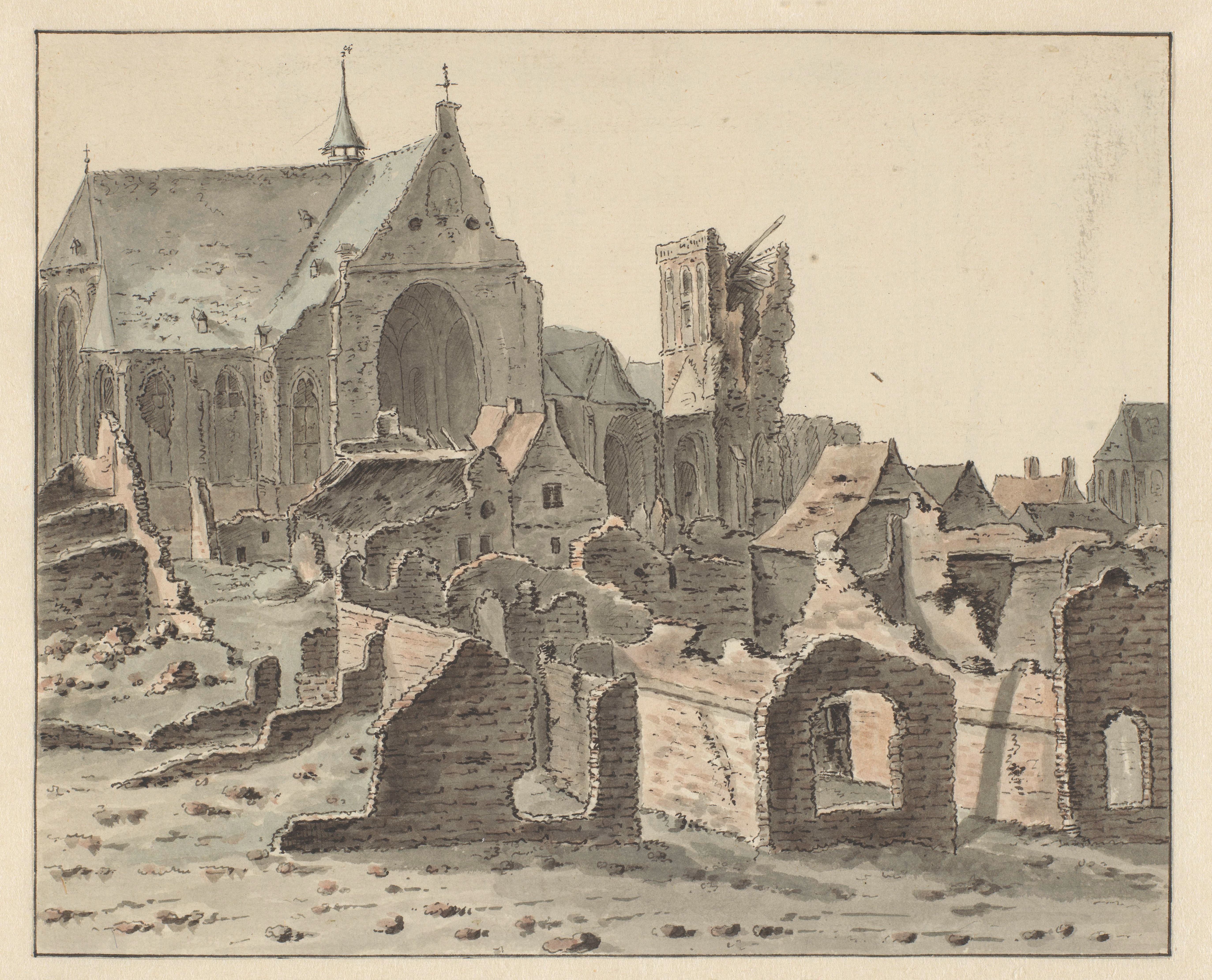 The Ruin of the Grote Kerk at Grave