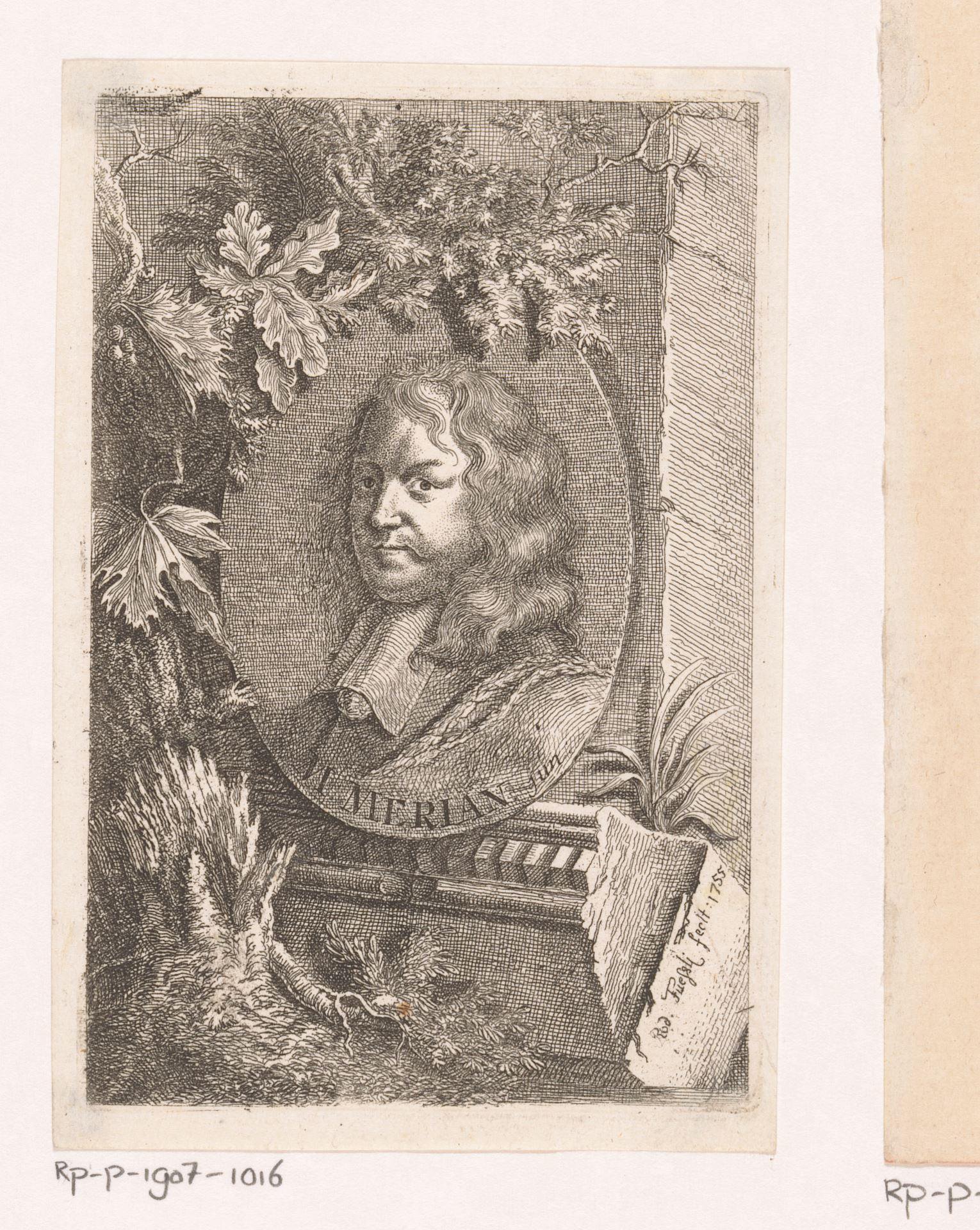 Portret van Matthaeus Merian