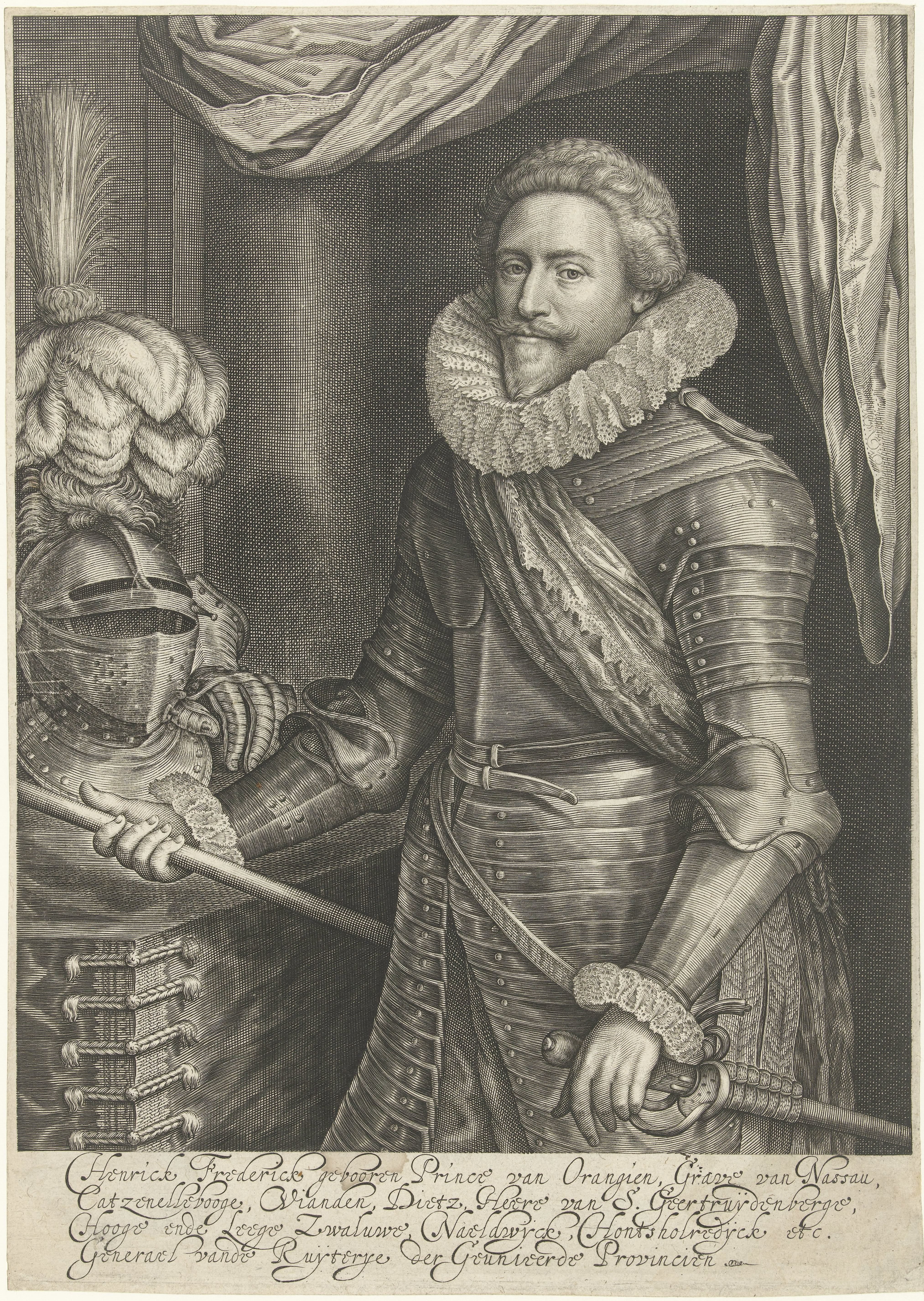 Portret van Frederik Hendrik, prins van Oranje-Nassau