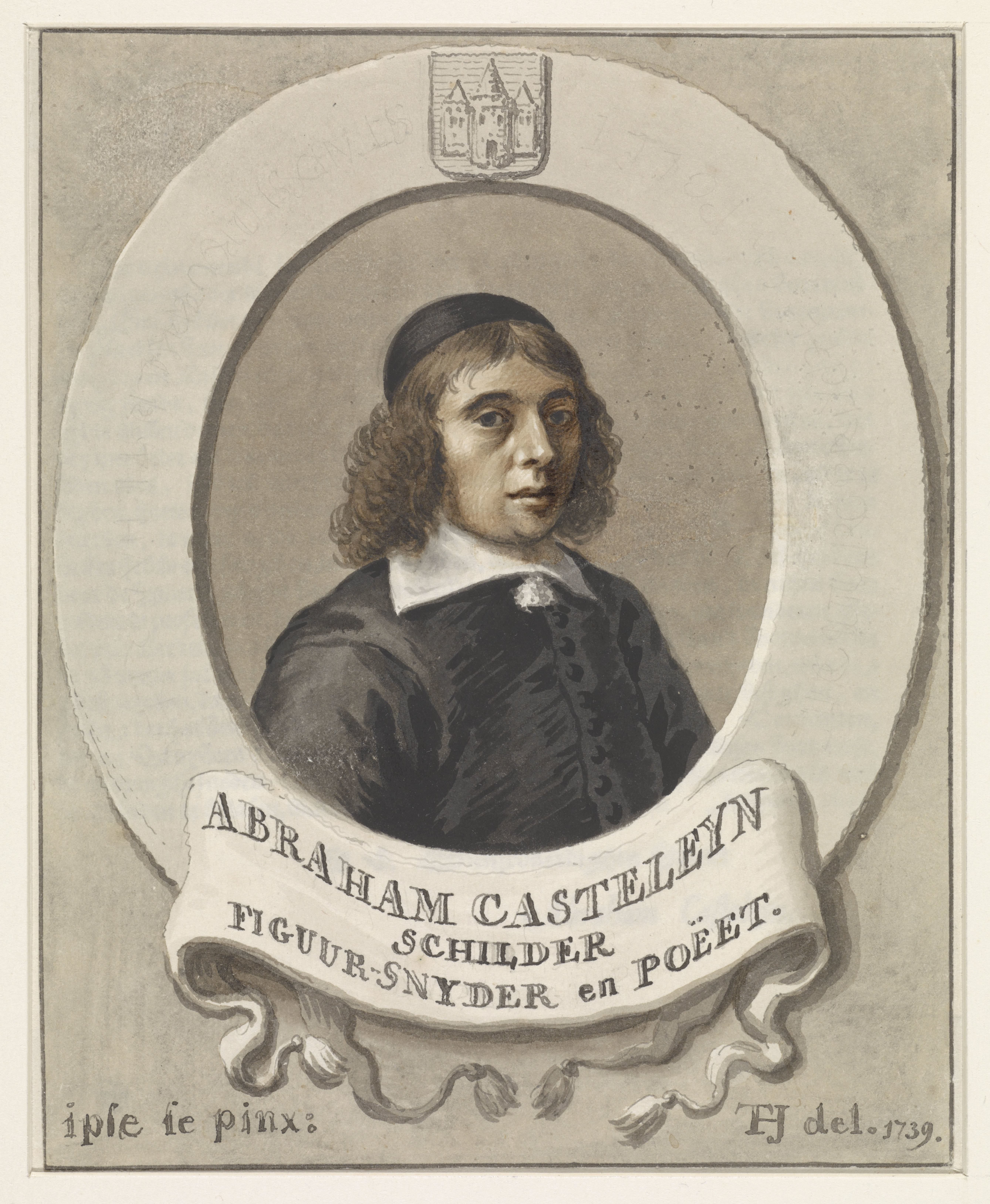 Portret van Abraham Casteleyn