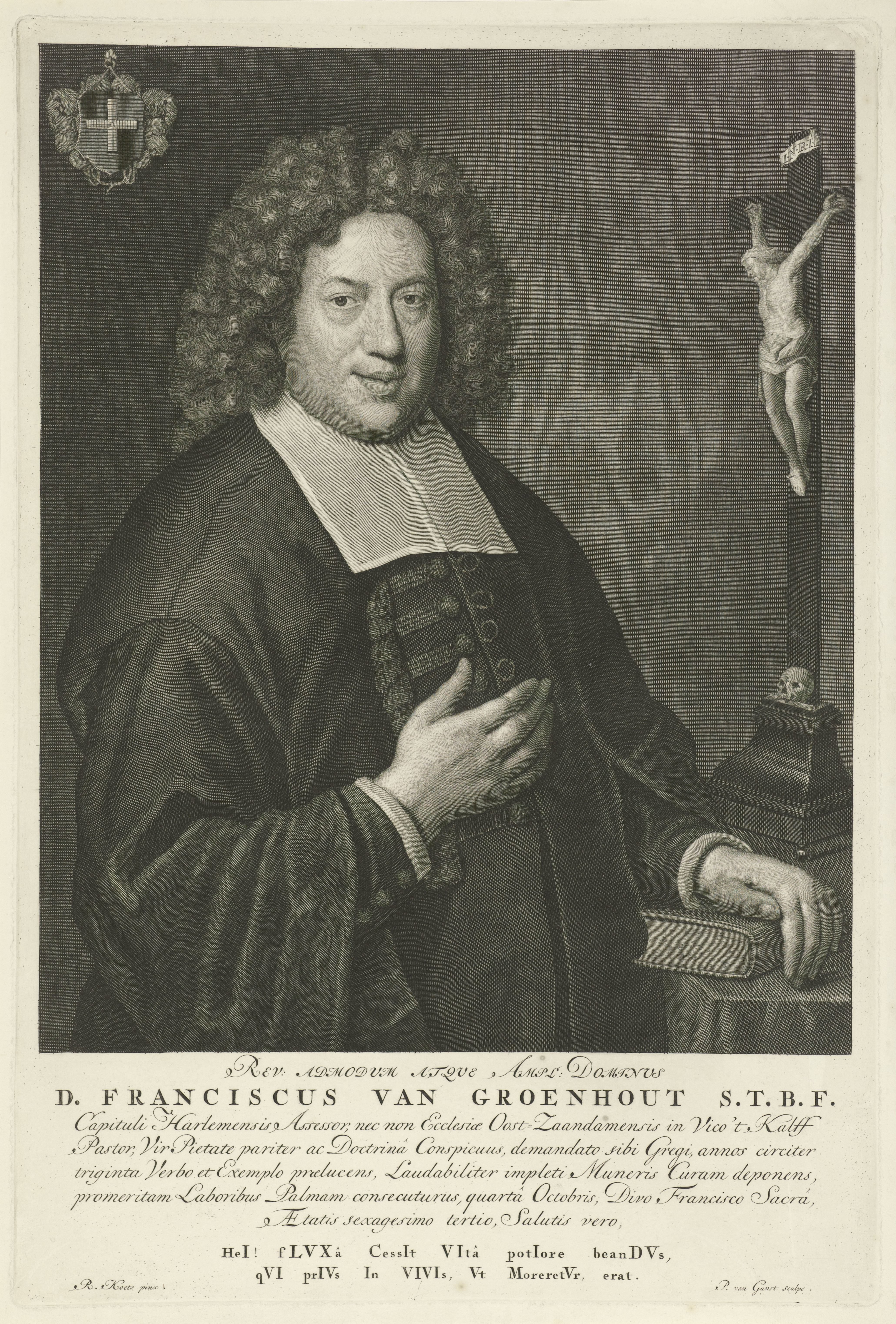 Portret van pastoor Franciscus van Groenhout
