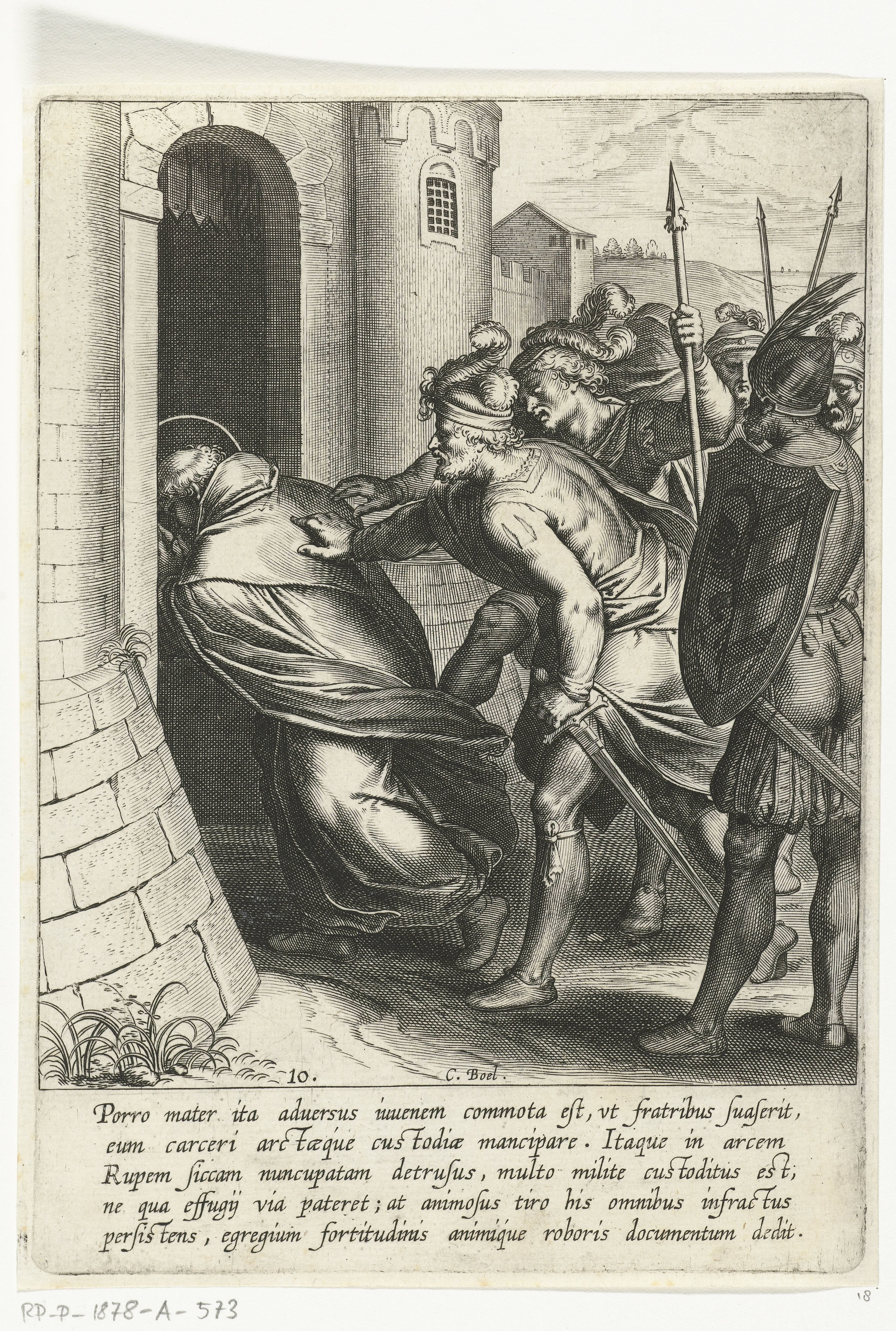 Thomas gaat door de poort van de gevangenis