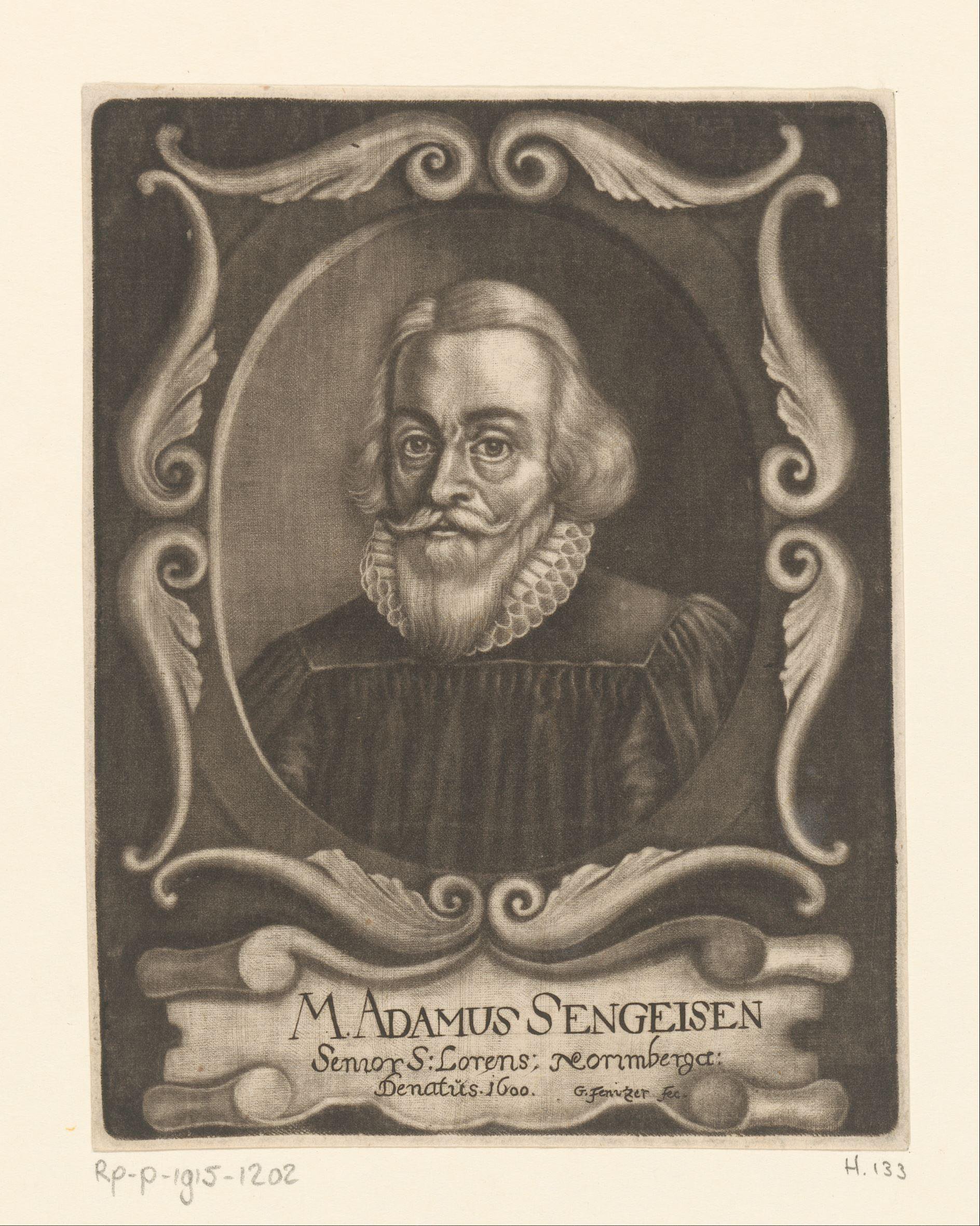 Portret van Adam Sengeisen