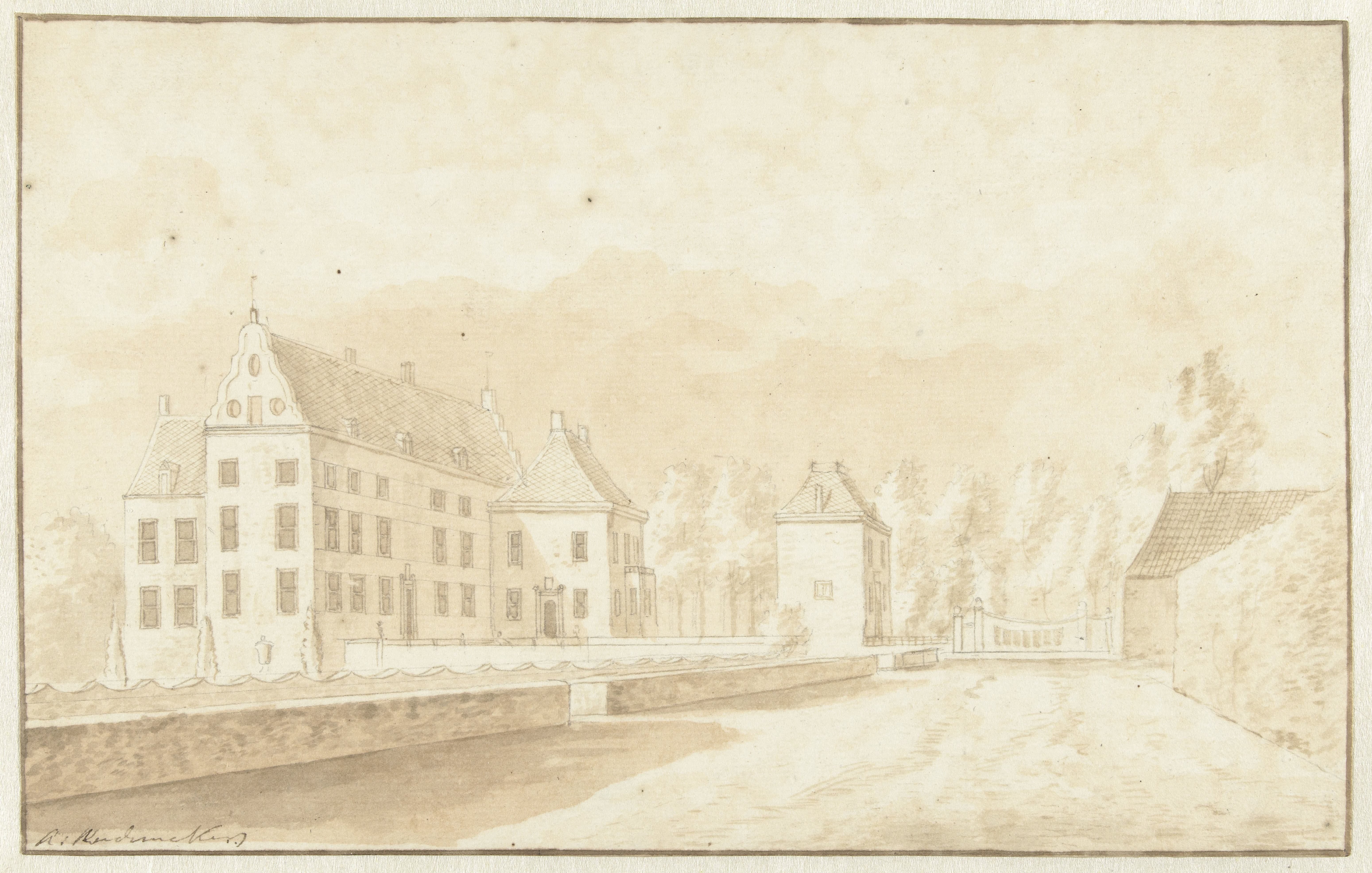 Het kasteel Dorth in Overijssel