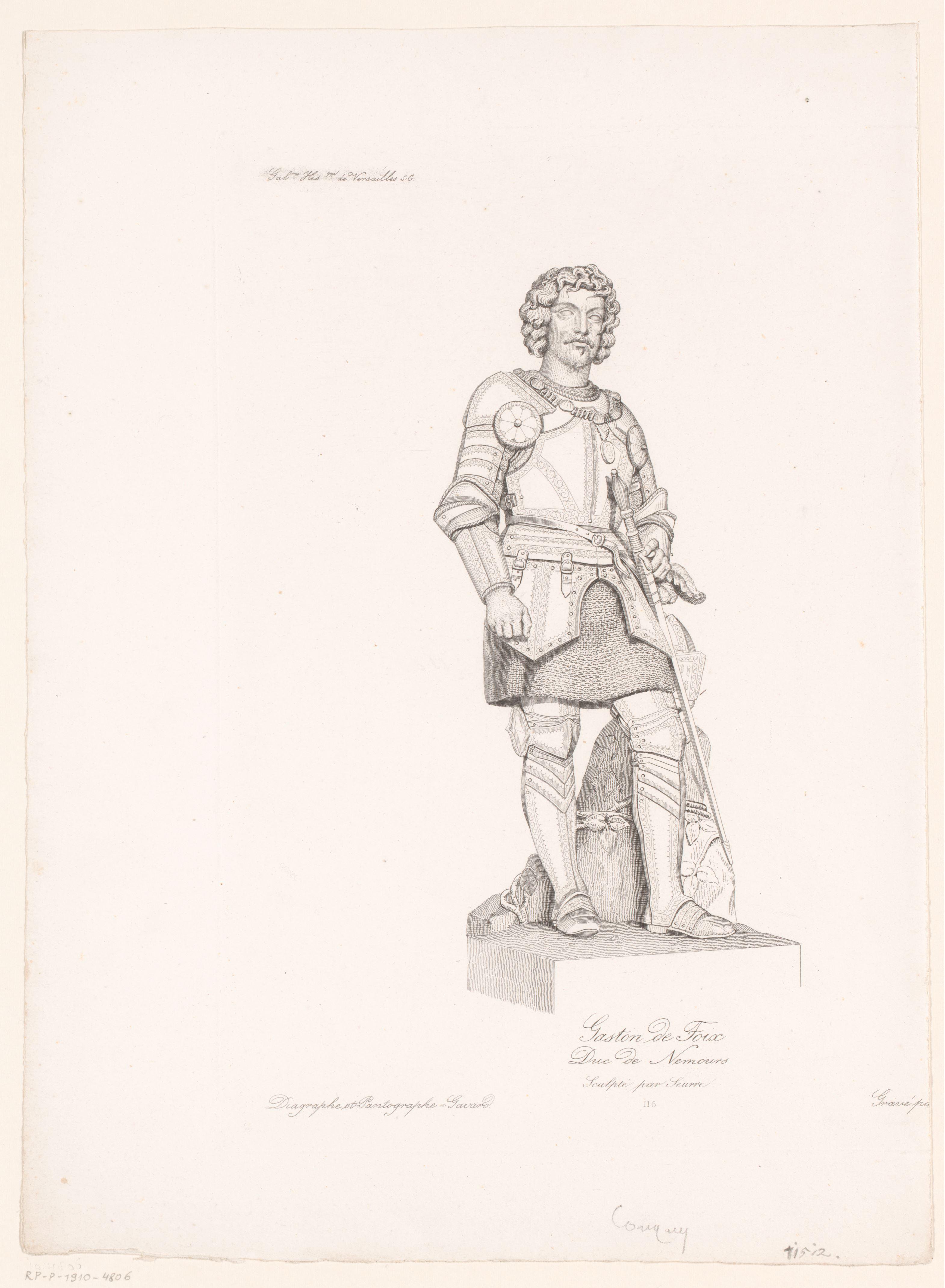 Portret van Gaston de Foix-Nemours