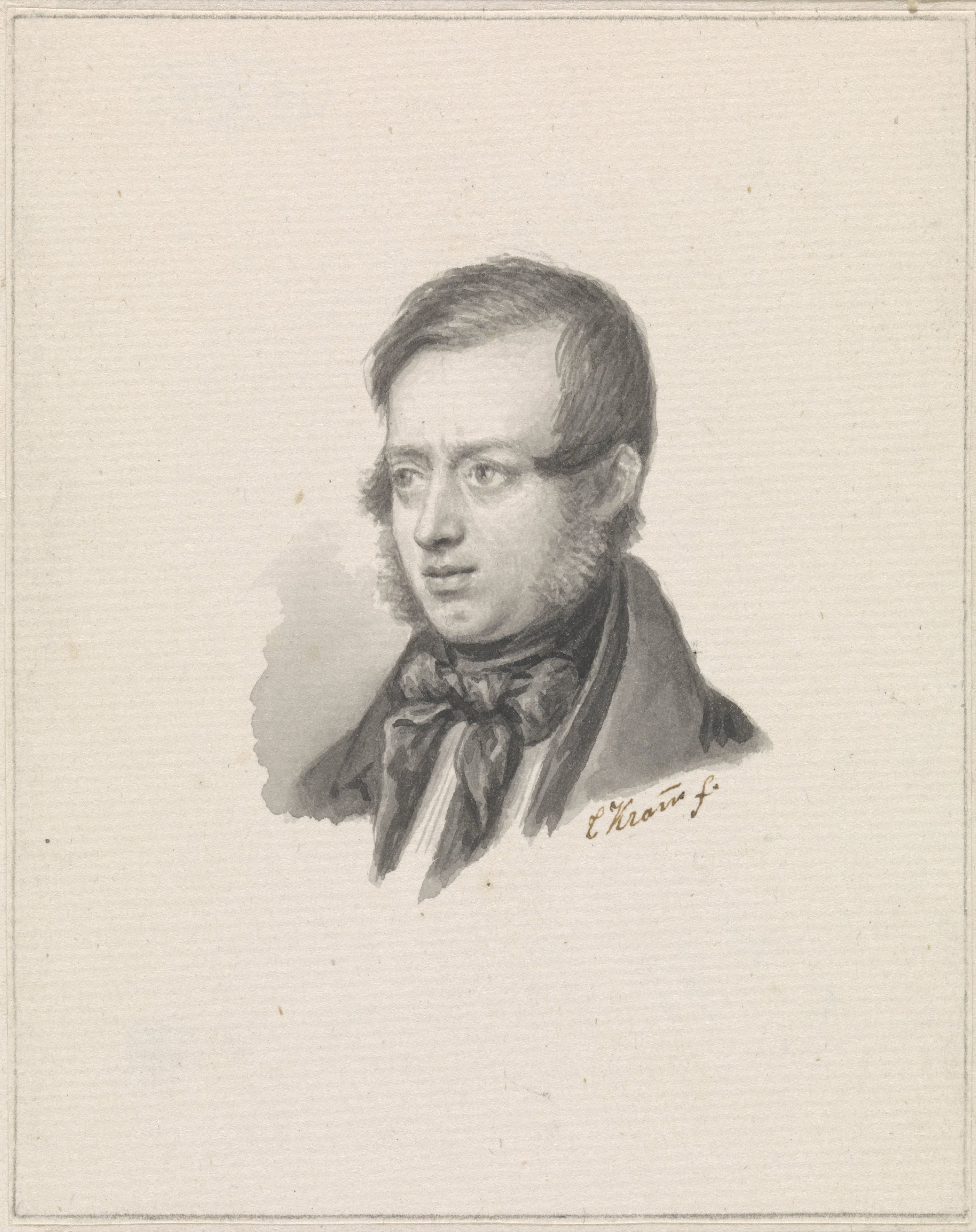 Portret van Johannes Warnardus Bilders