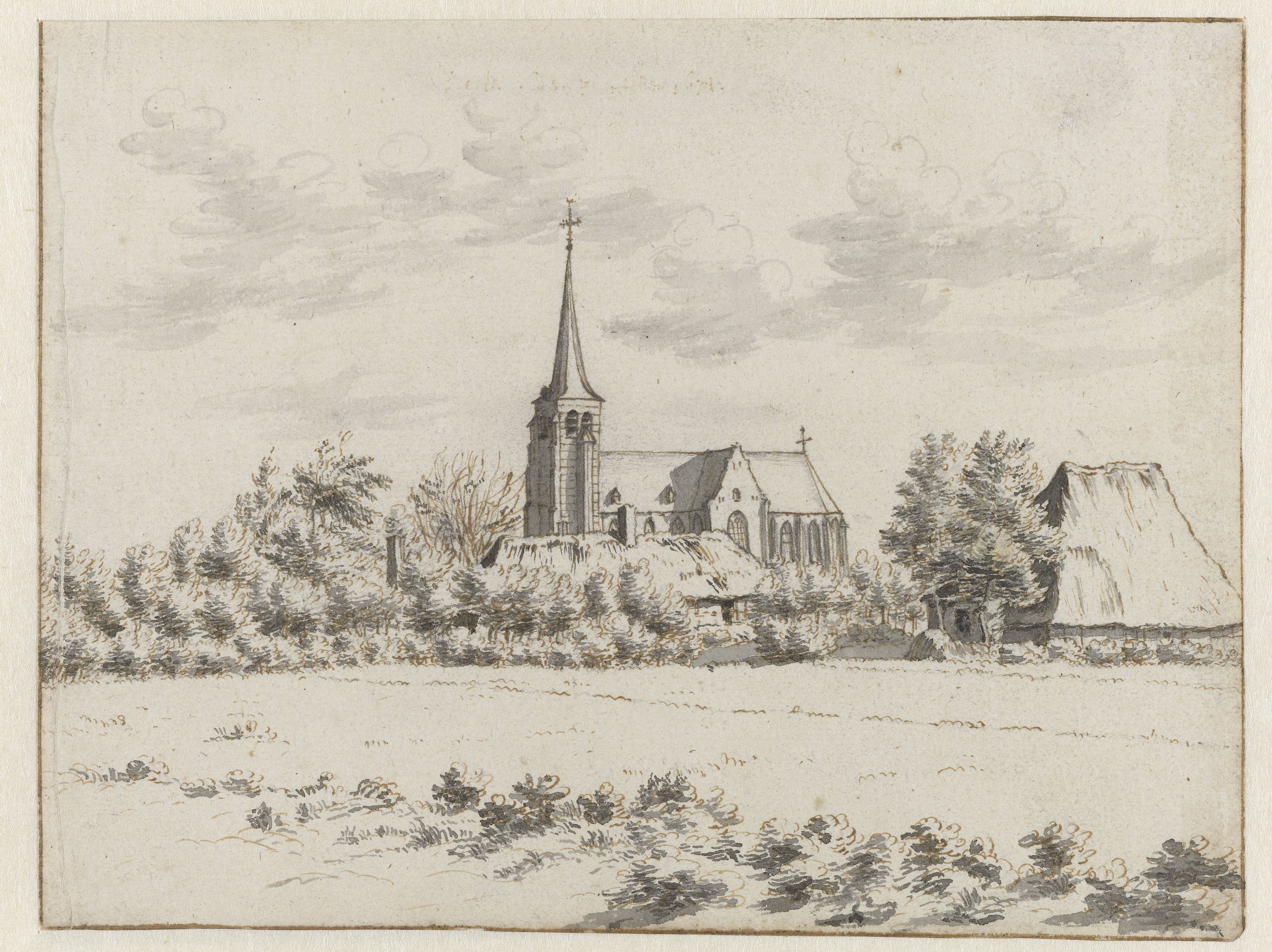View of the Hamlet of Veerle, near Antwerp